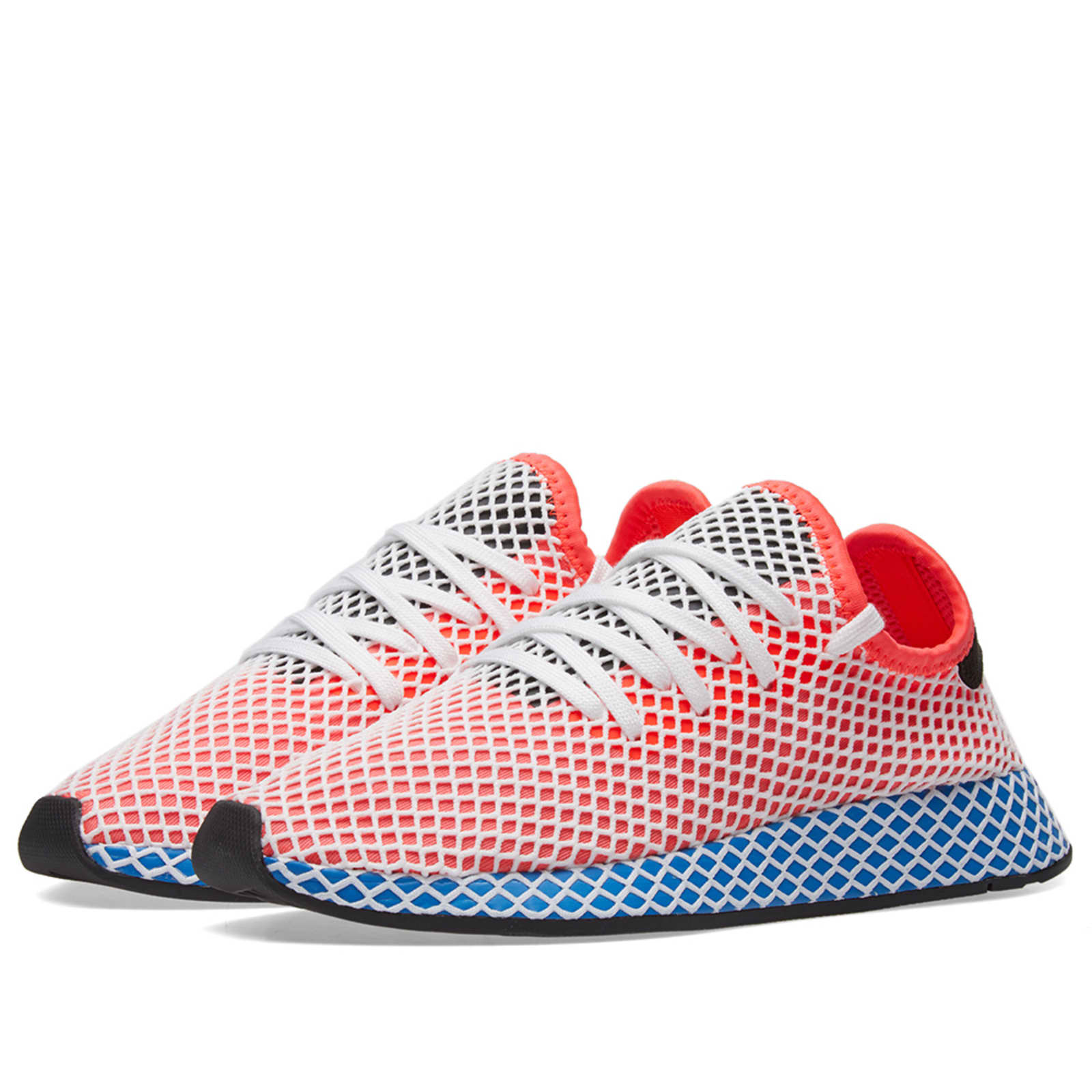 Adidas Deerupt Runner - Solar Red & Bluebird