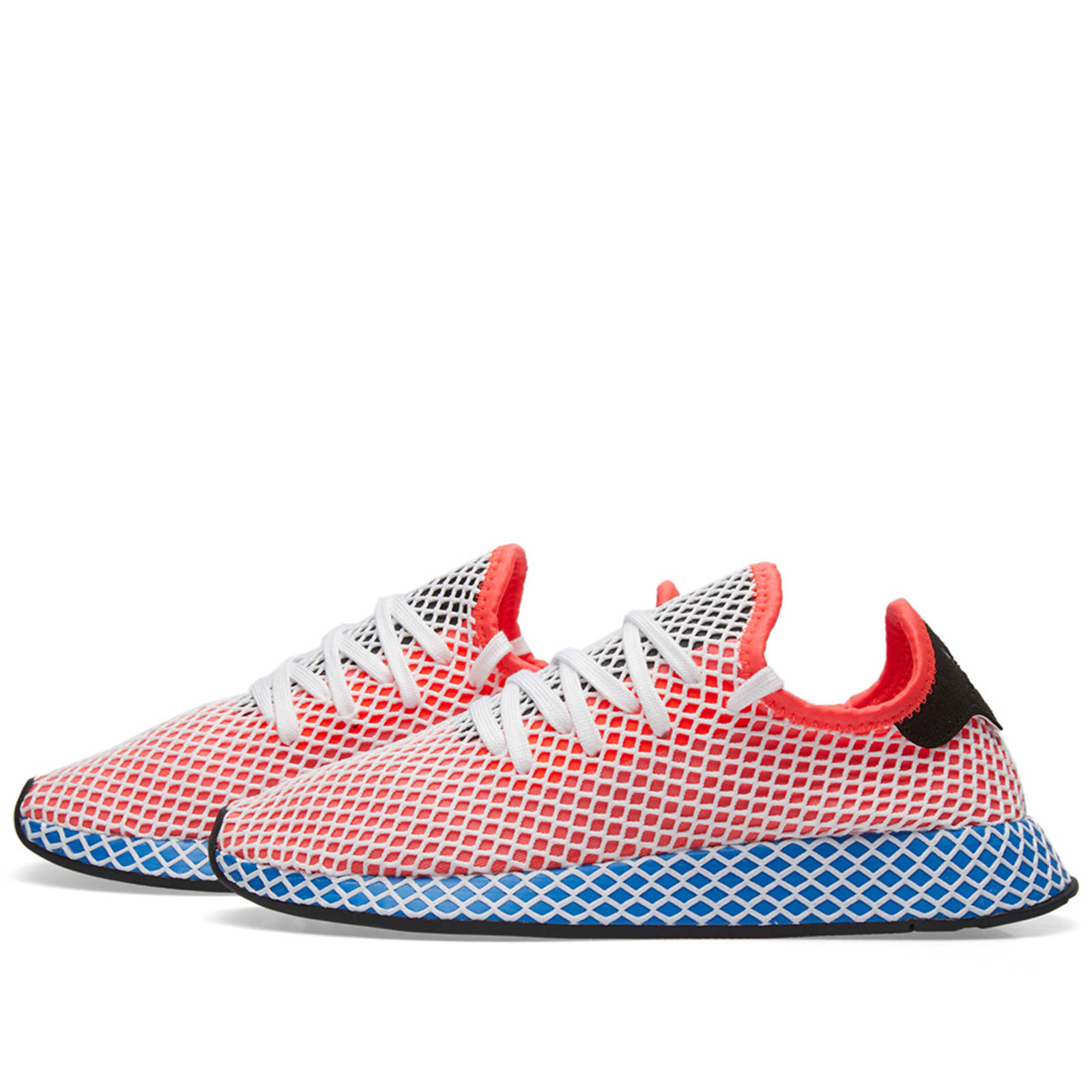 Adidas Deerupt Runner - Solar Red & Bluebird