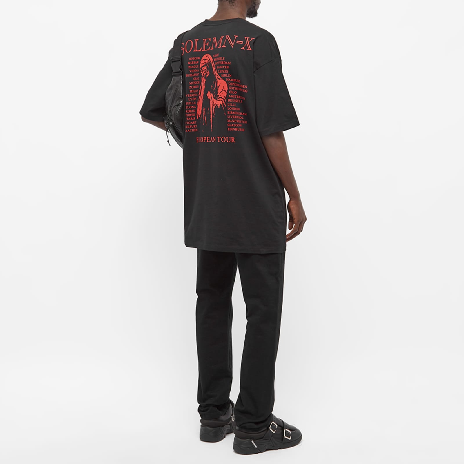 Raf Simons Oversized Solemn X TShirt Black END. (US)