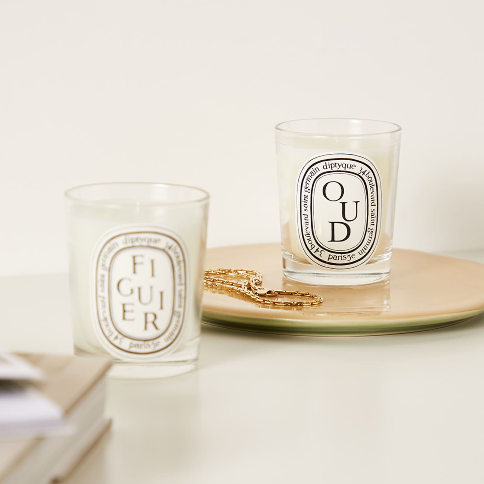 diptyque Standard Table Candle Oud 190g END.