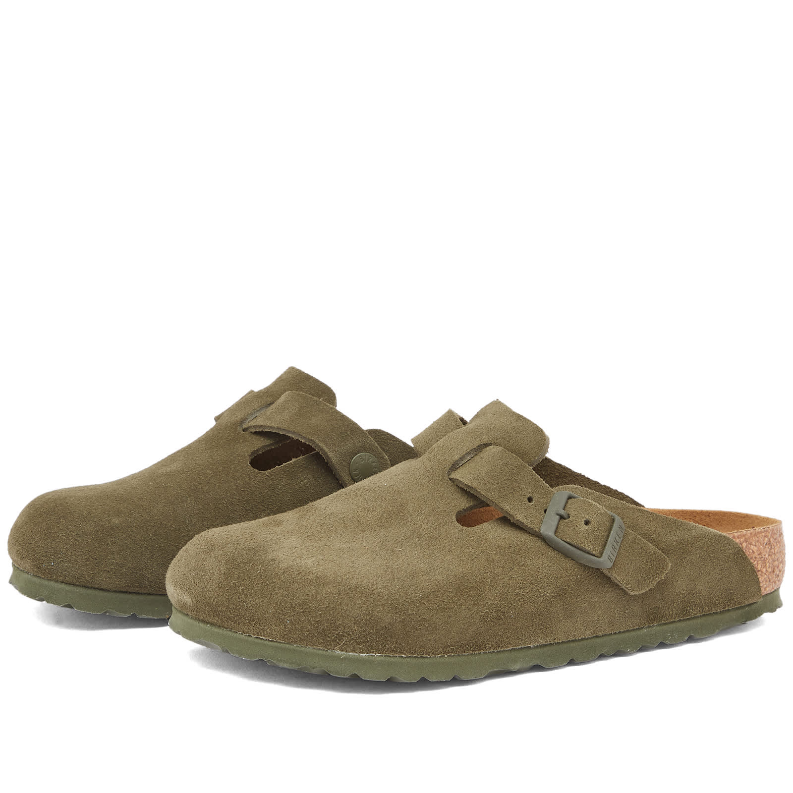 Birkenstock Boston - Thyme Suede