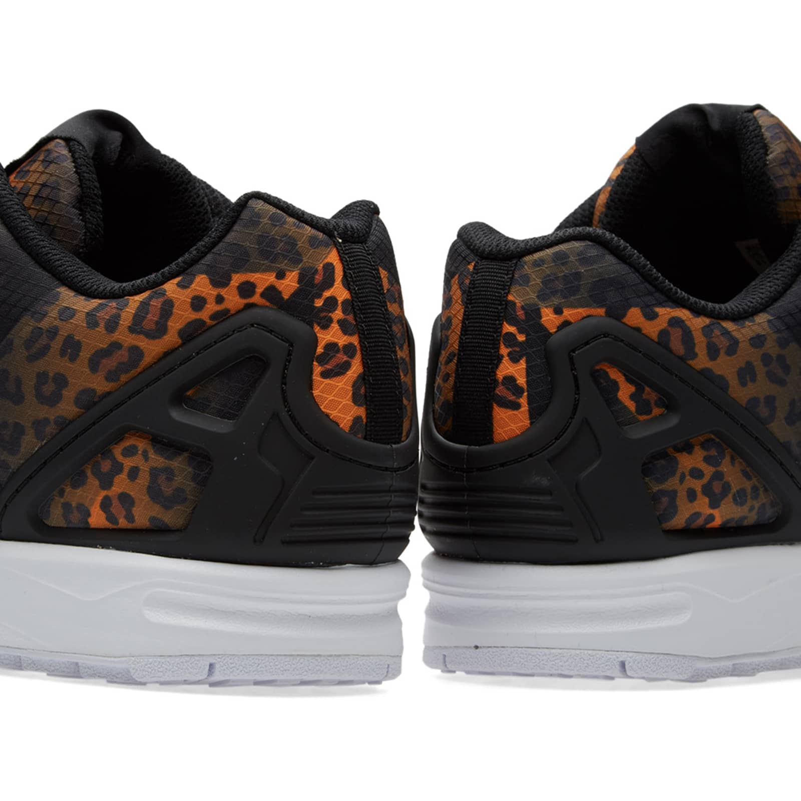 baskets adidas zx flux black white black