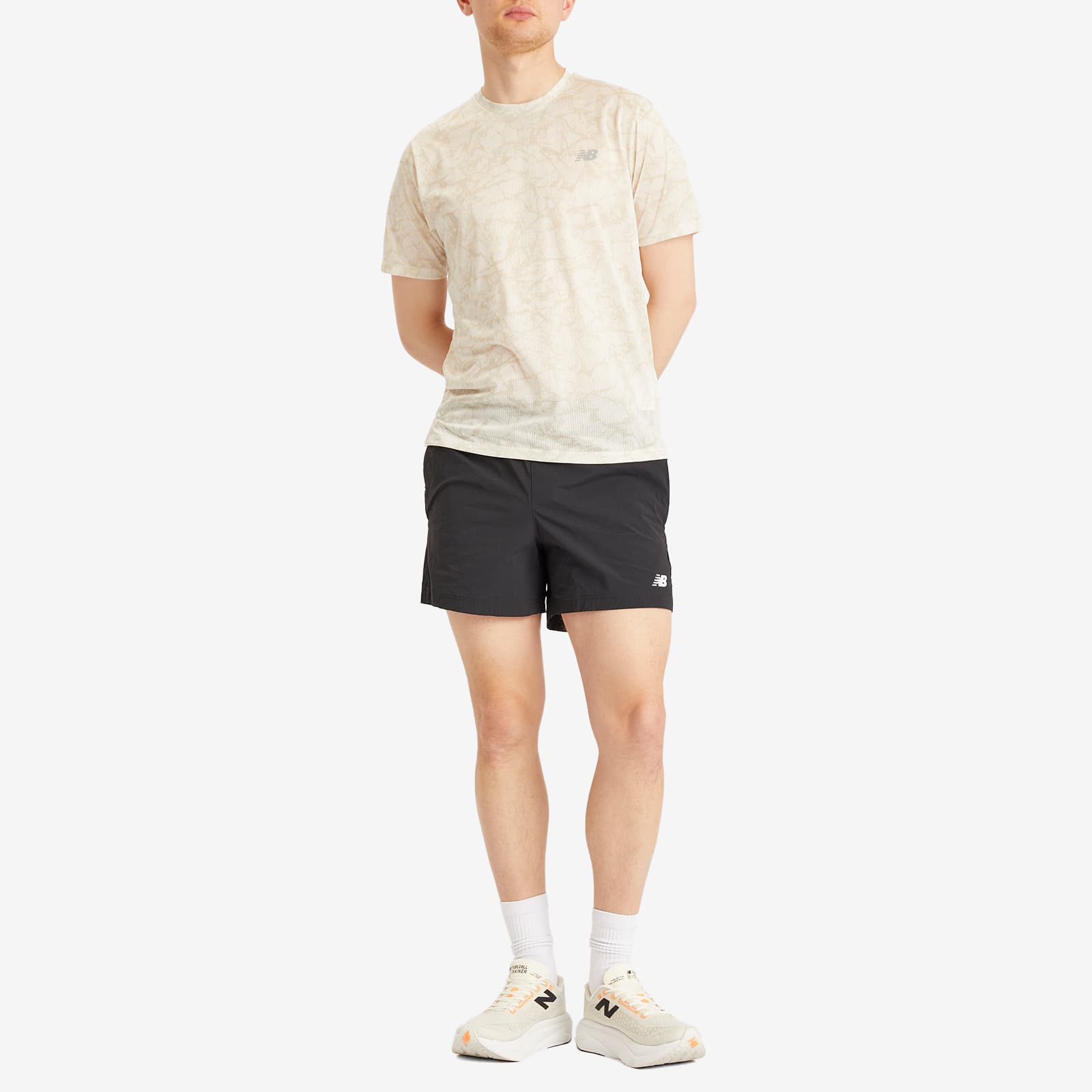 New Balance Athletics Printed T-Shirt - Beige