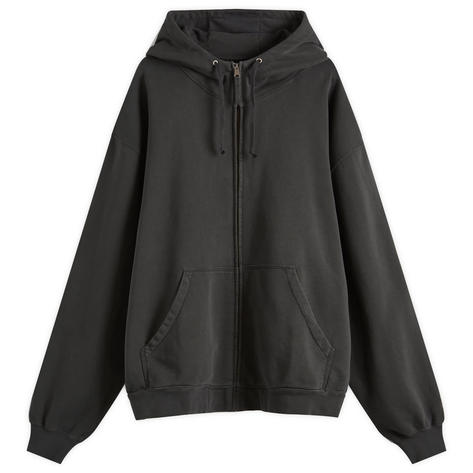 Maison Margiela Numbers Jersey Hoodie - Washed Black