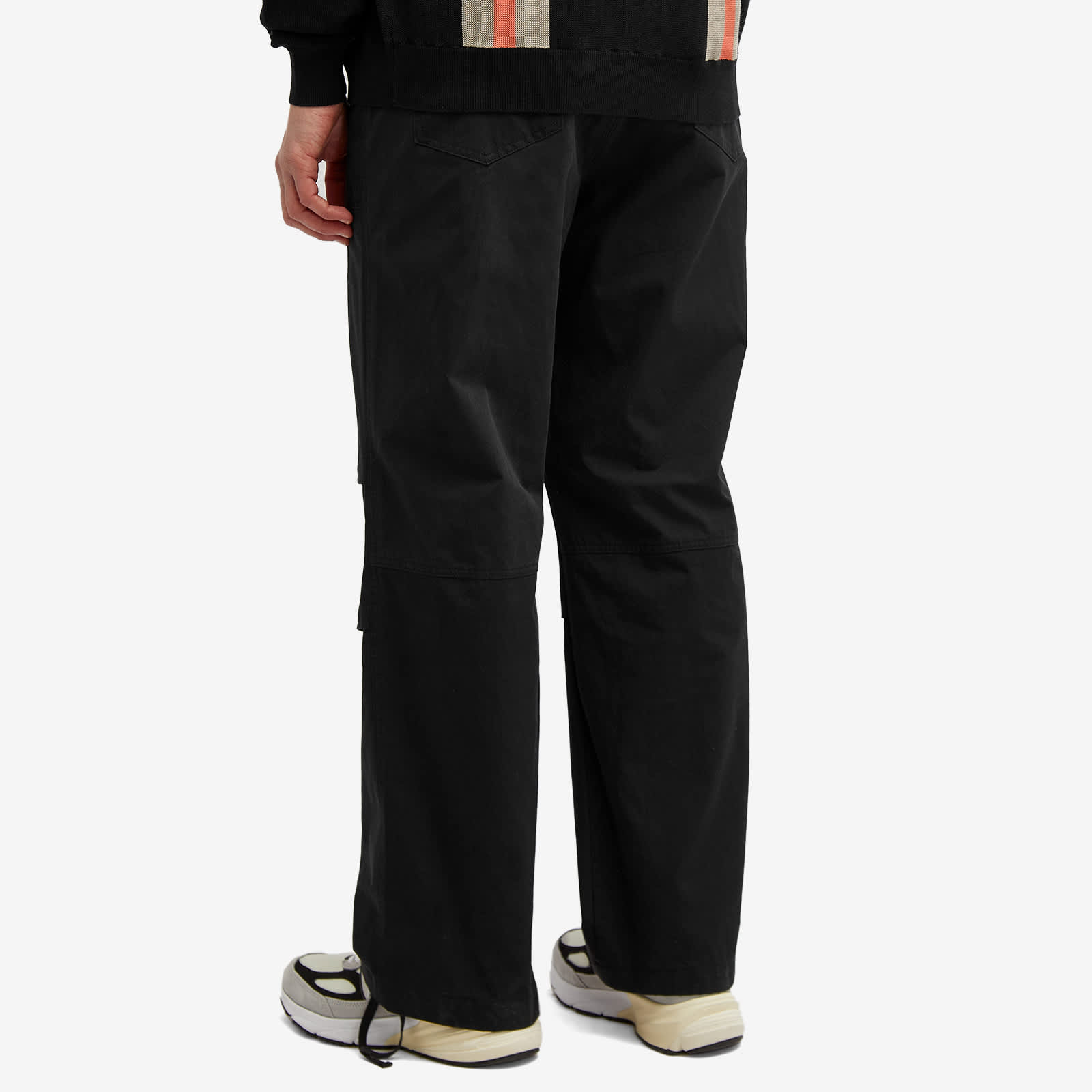 FrizmWORKS Banding Wide Fatigue Trousers - Black