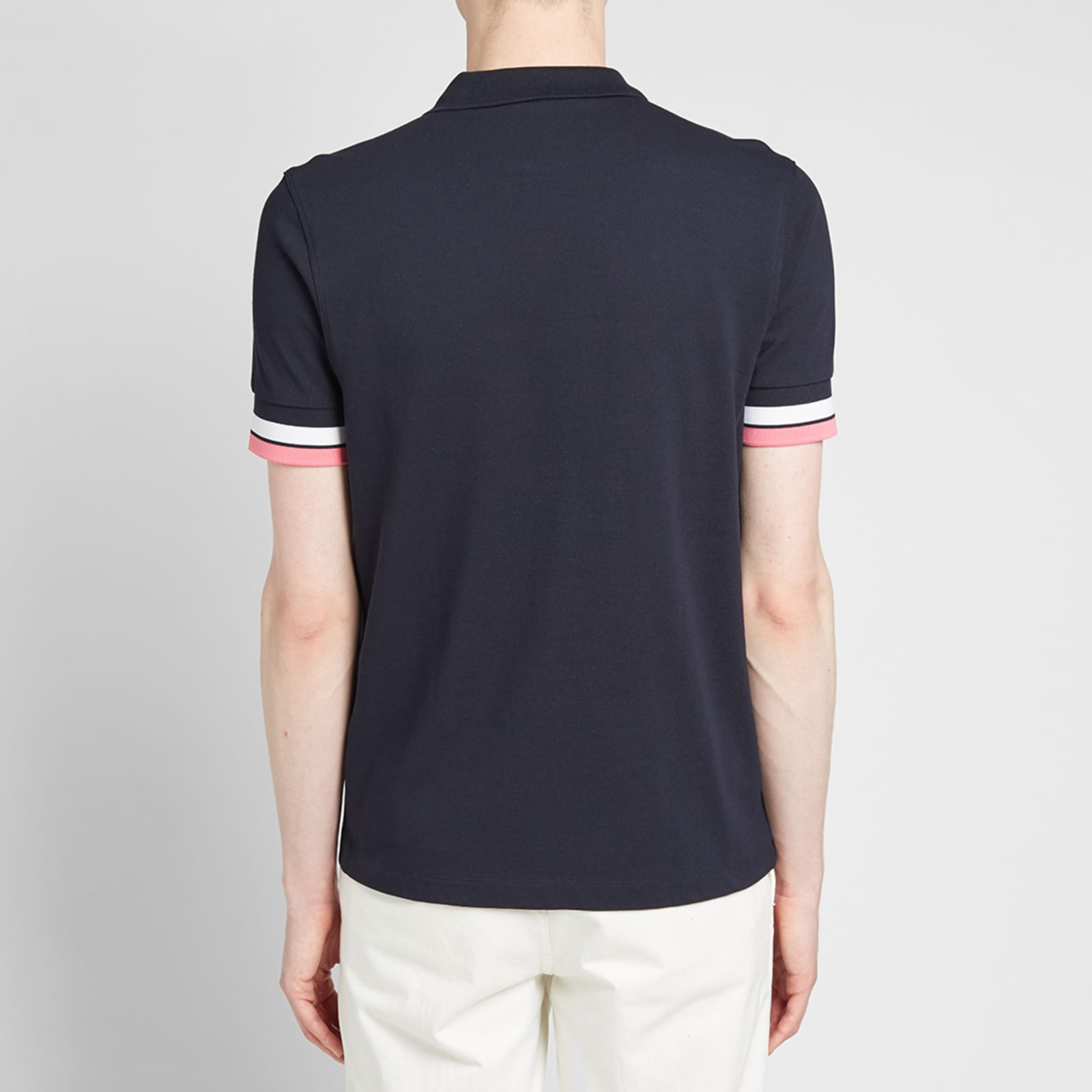 Fred perry bold cuff short sleeve polo shirt clearance