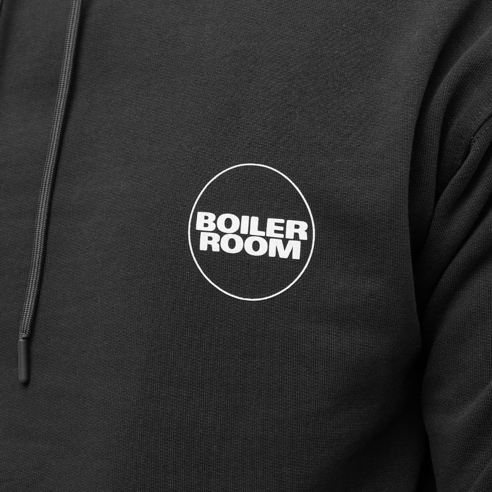 Boiler Room Logo Hoodie Black | END. (CA)