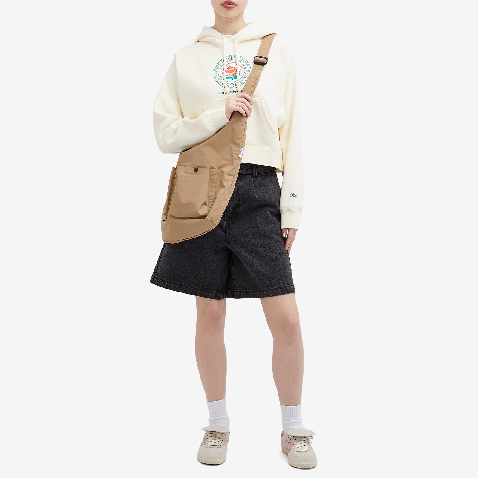 Obey Rose Hoodie - Unbleached