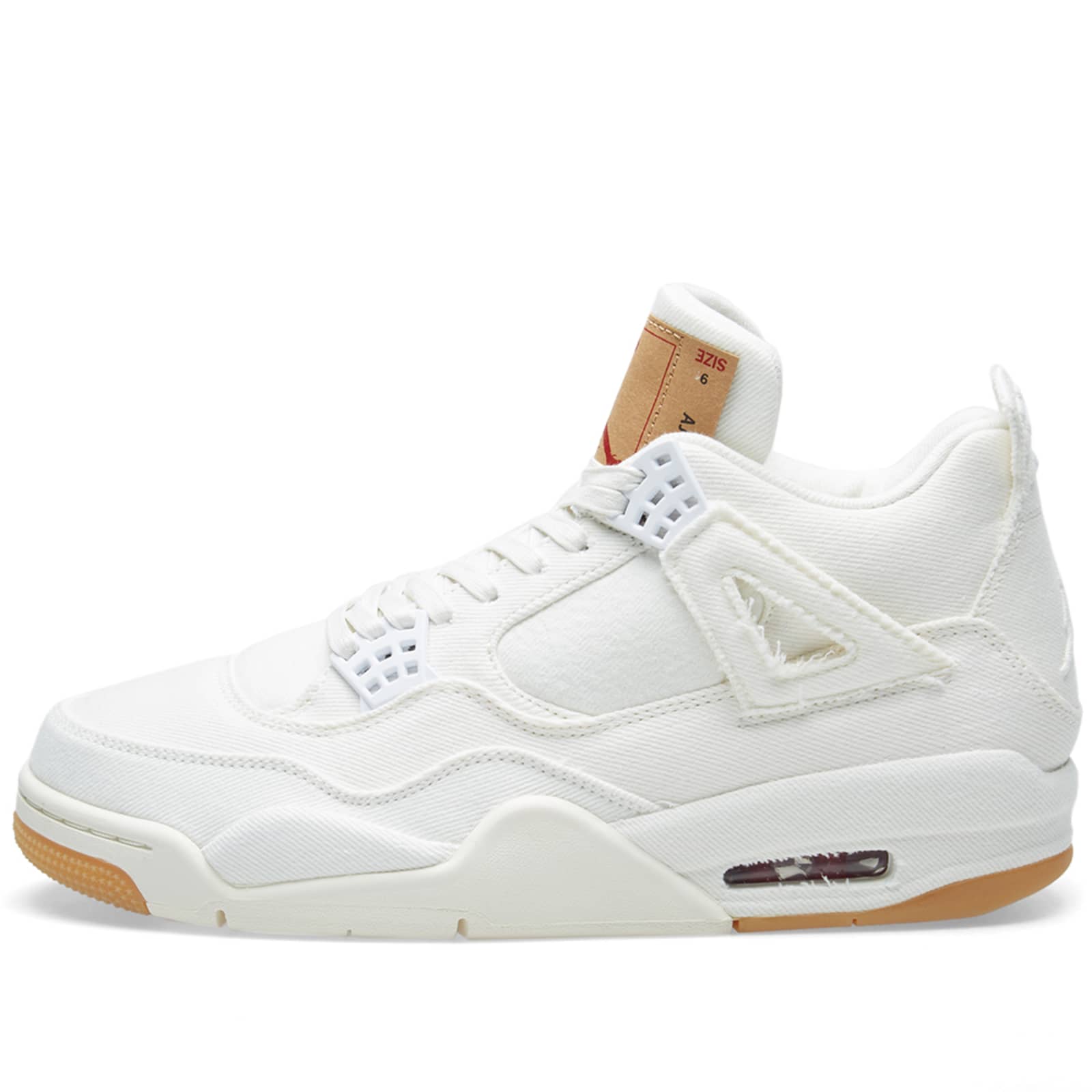 jordan 4 levis white