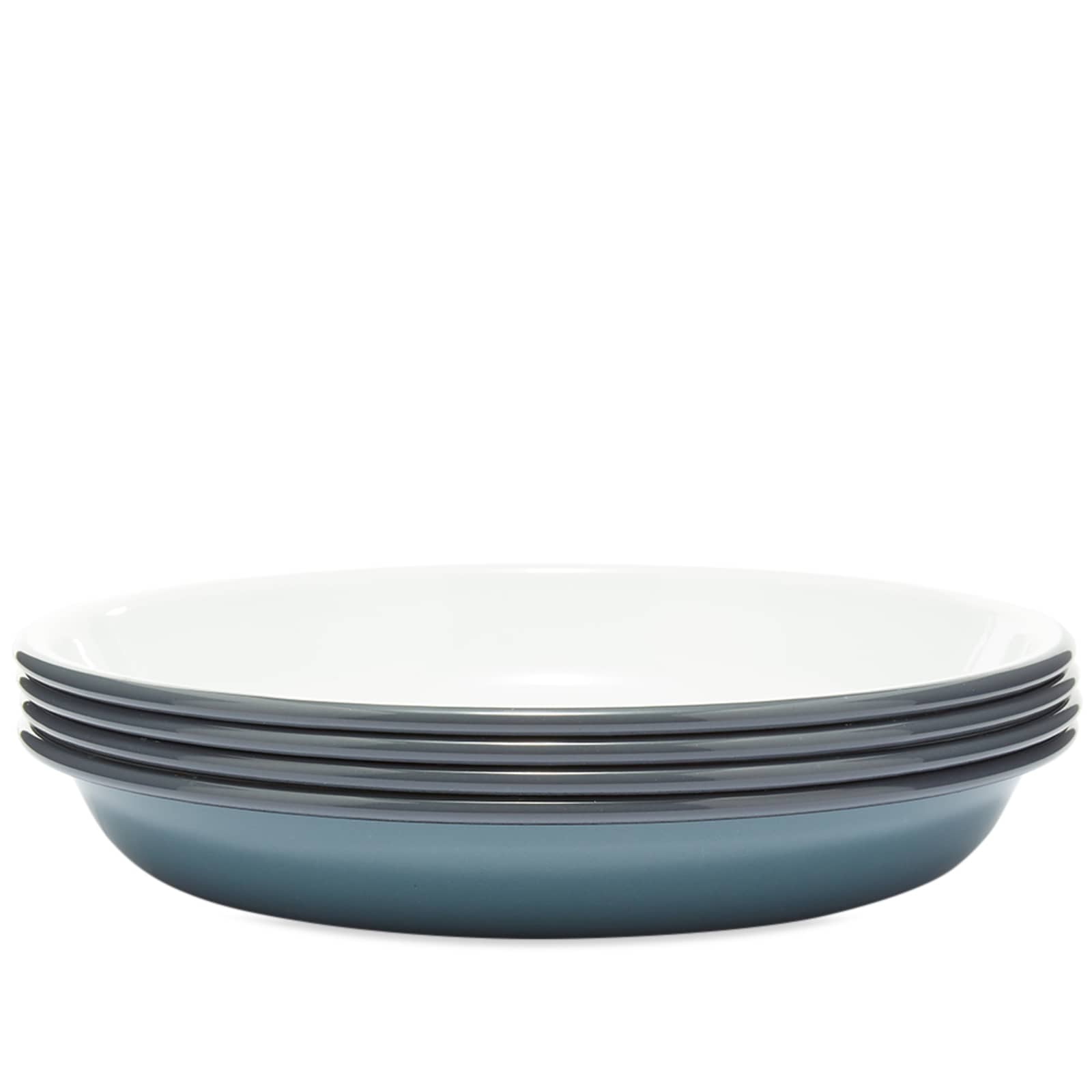 Falcon Enamelware Deep Plates Pigeon Grey END.
