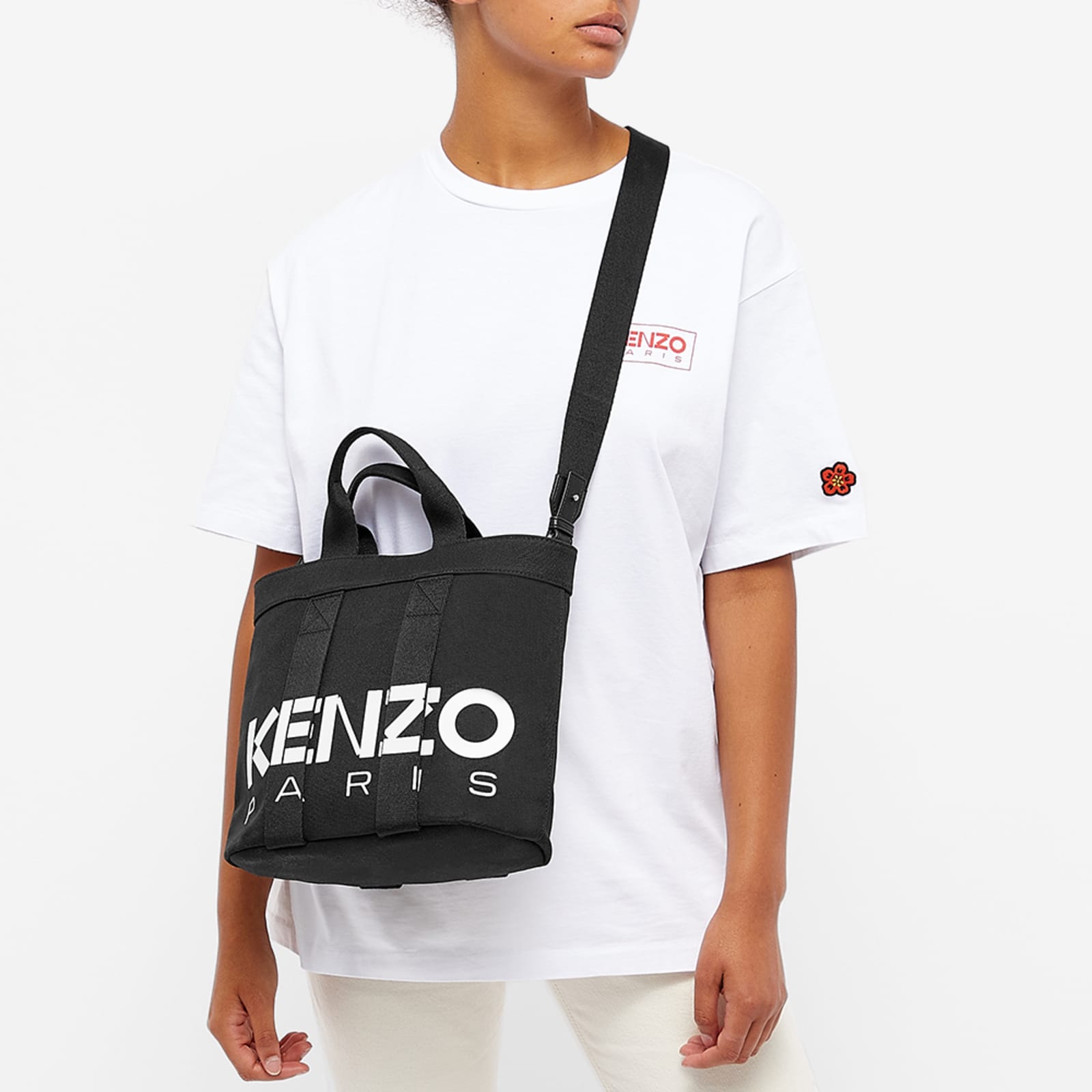 Kenzo Logo Small Tote Bag Black END. (KR)