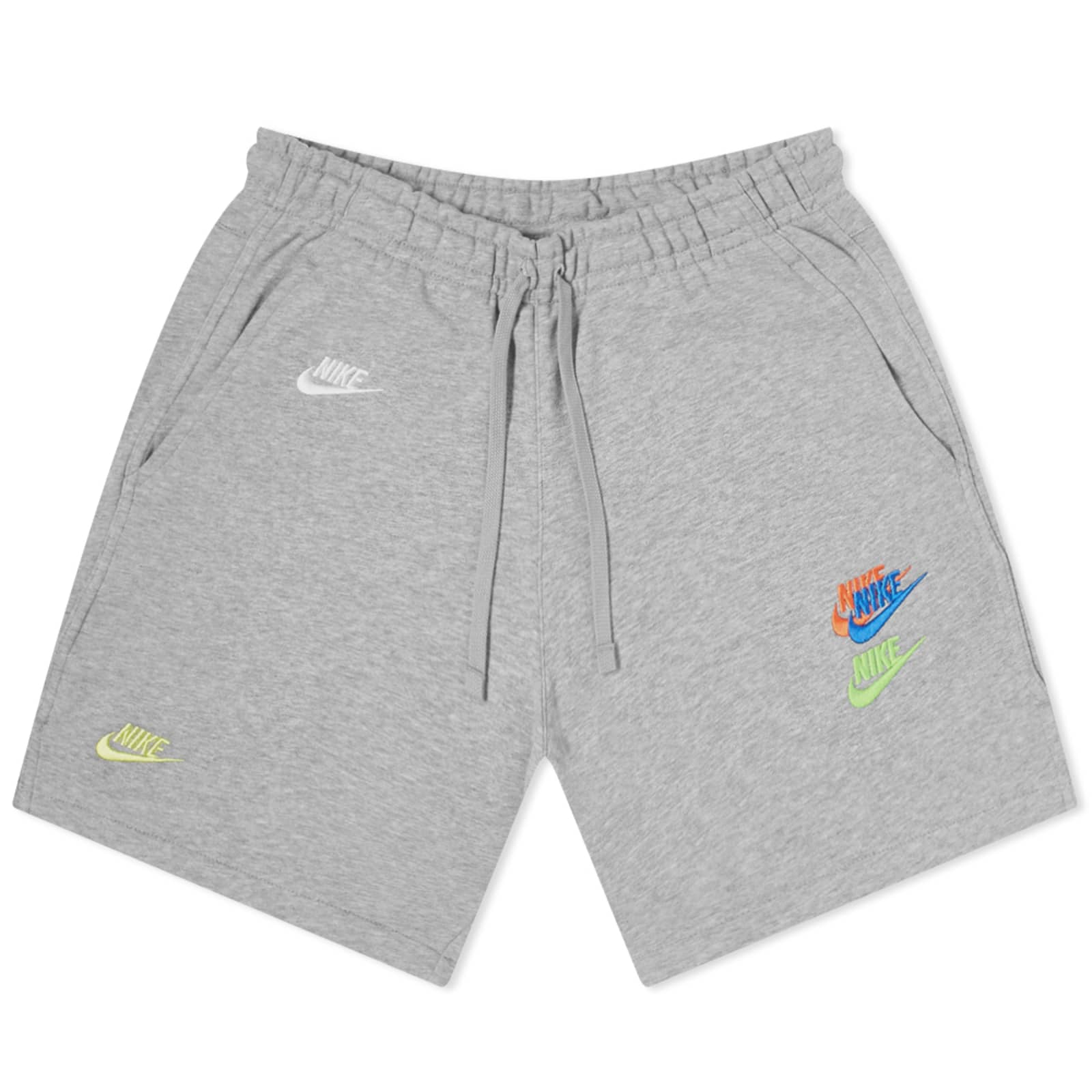 Nike Multi Swoosh Shorts Dark Grey Heather END.
