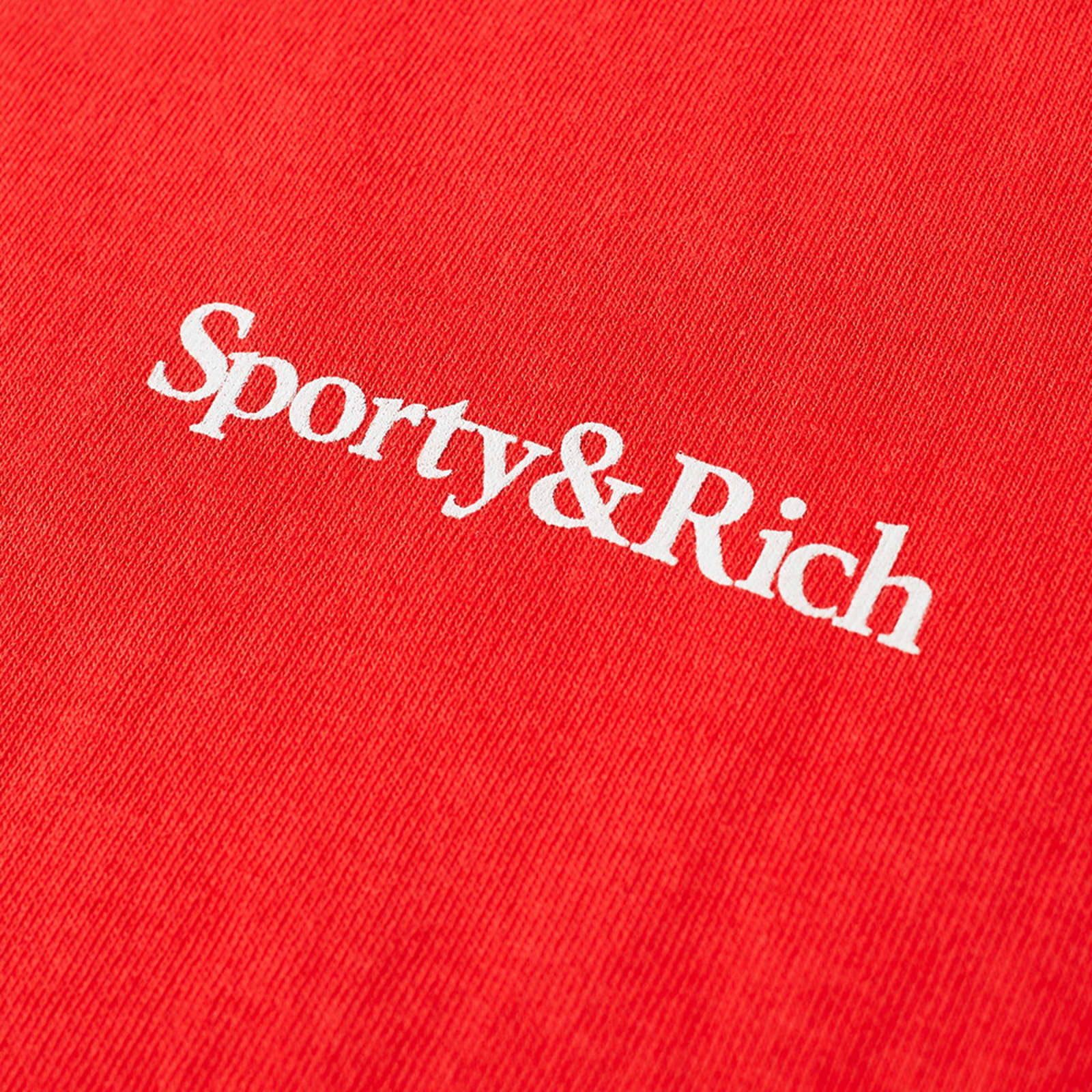 Sporty & Rich Drink More Water TShirt Sport Red & White END. (UK)
