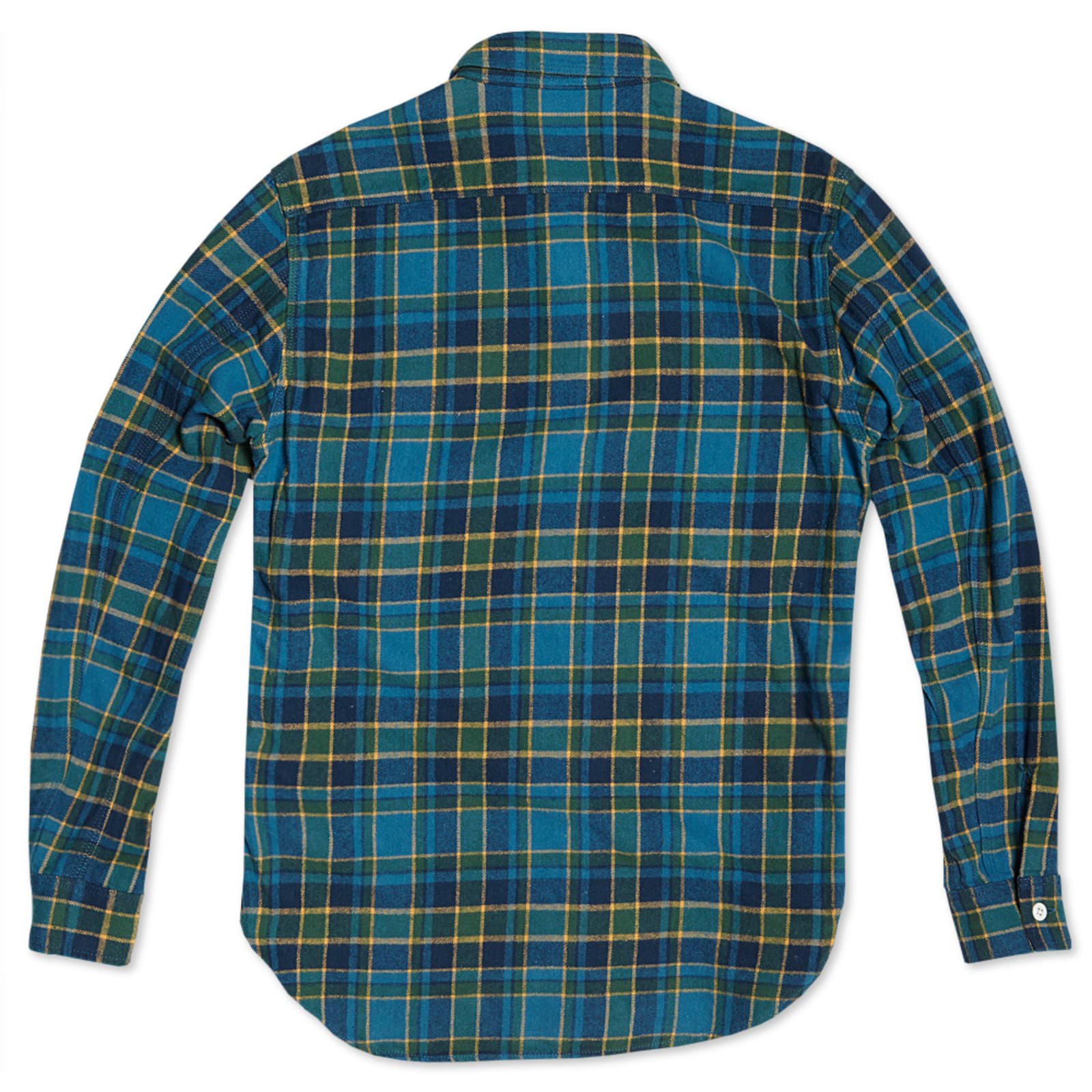 Beams Plus Check Work Shirt Blue END. (UK)