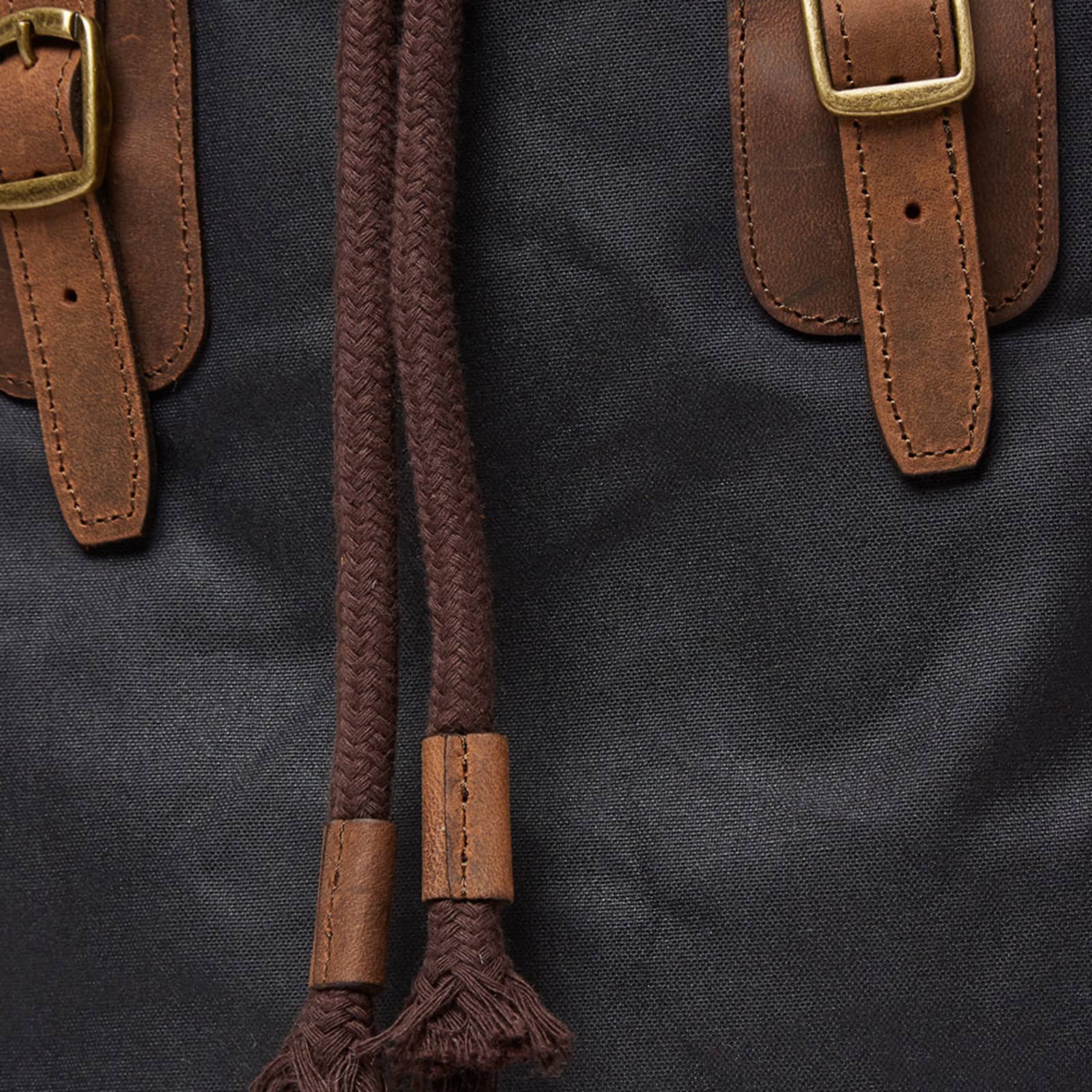 Barbour Wax Leather Backpack Navy END.