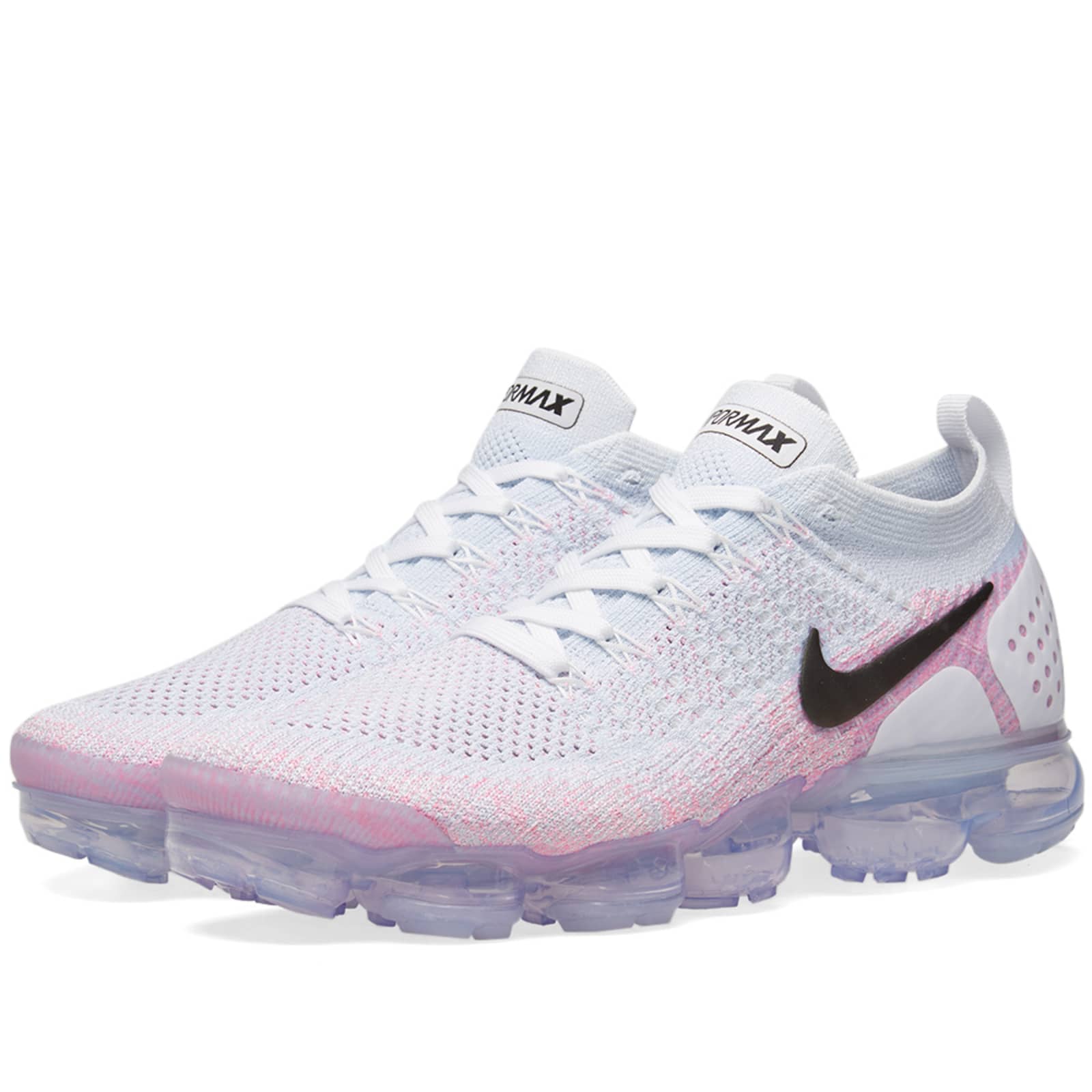 vapormax flyknit 2 white pink
