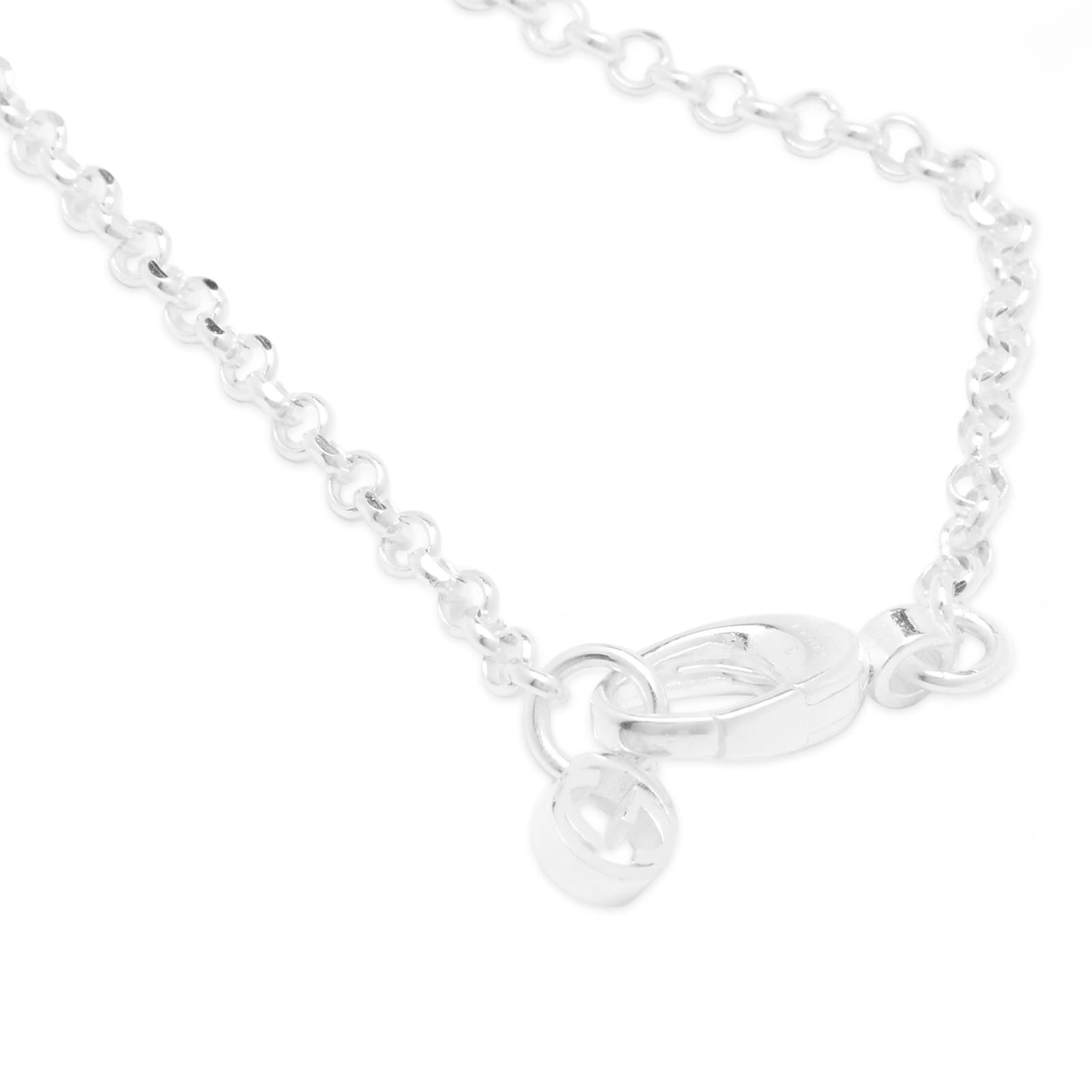 Gucci GG Marmont Key Bracelet Silver END.