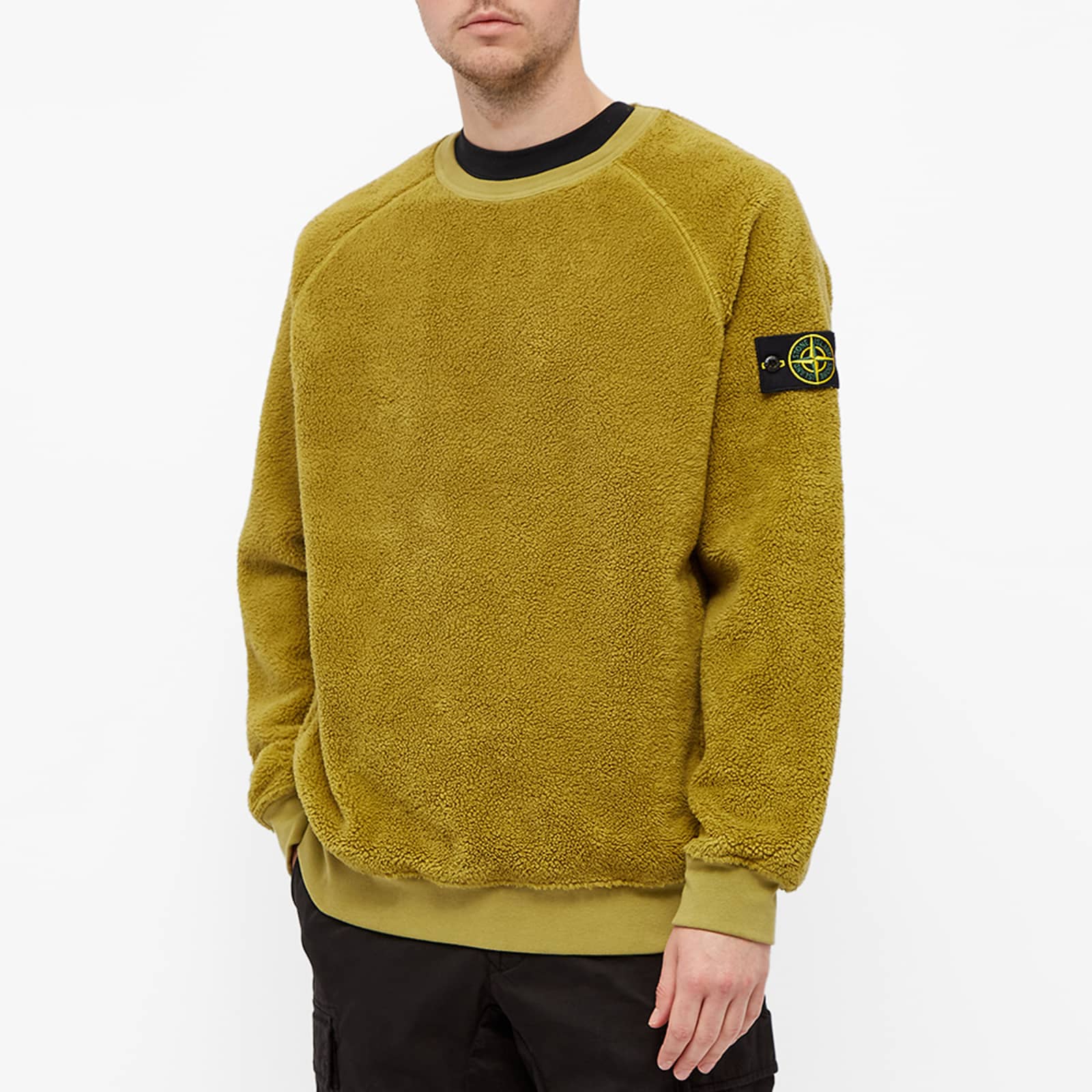 Stone Island Fleece Crew Sweat Bark END. (US)