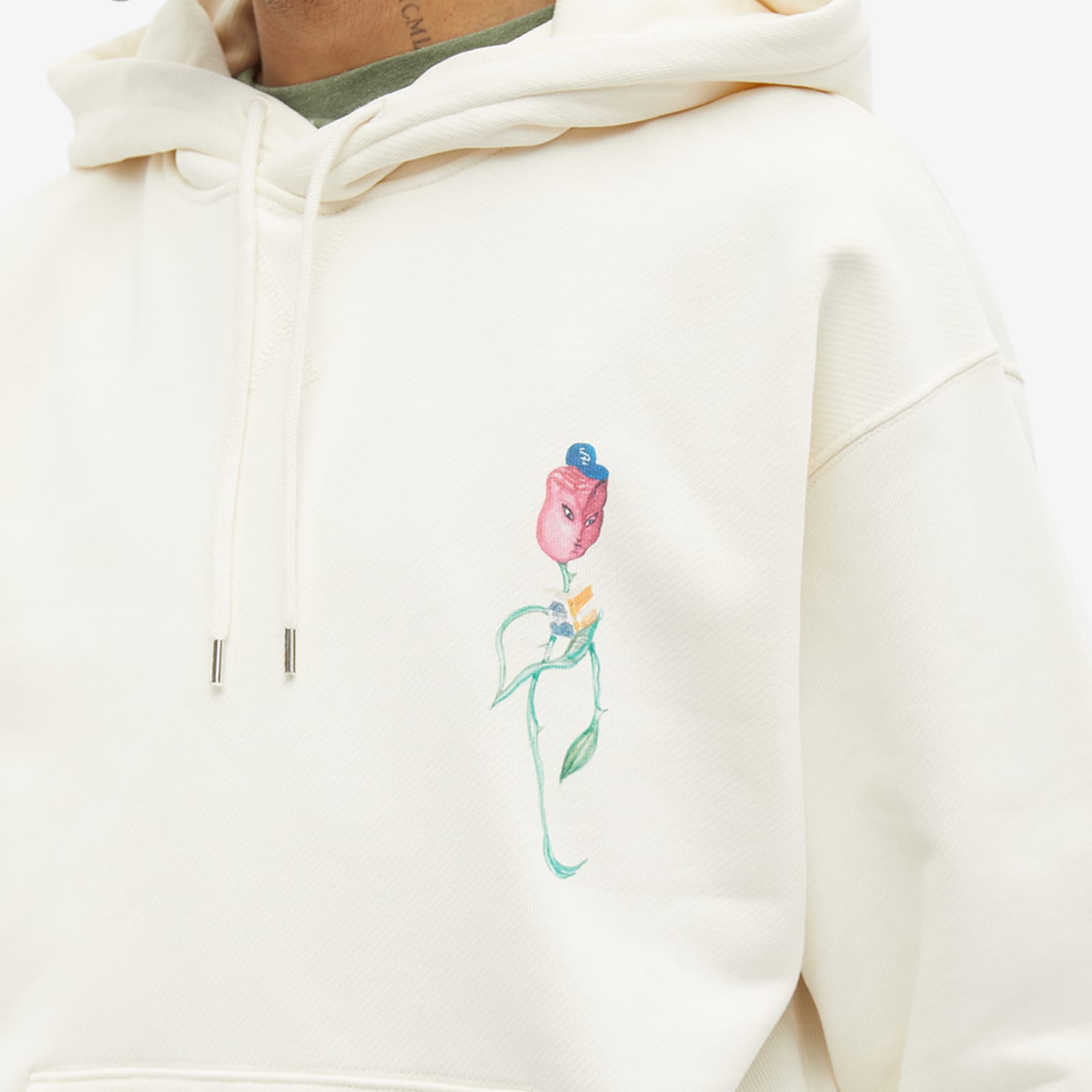 Off white flowers hoodie Clearance