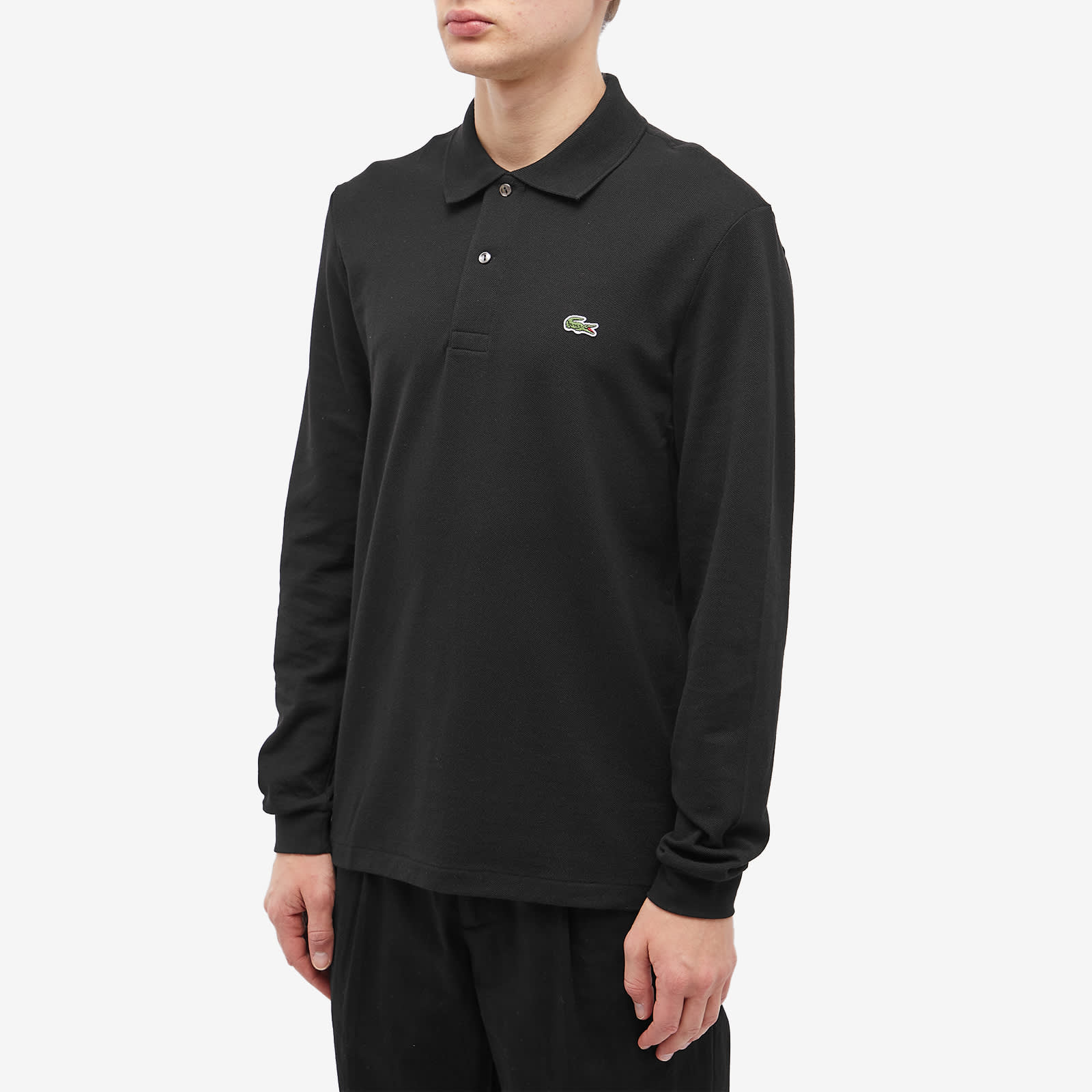 Lacoste Long Sleeve Classic Polo - Black