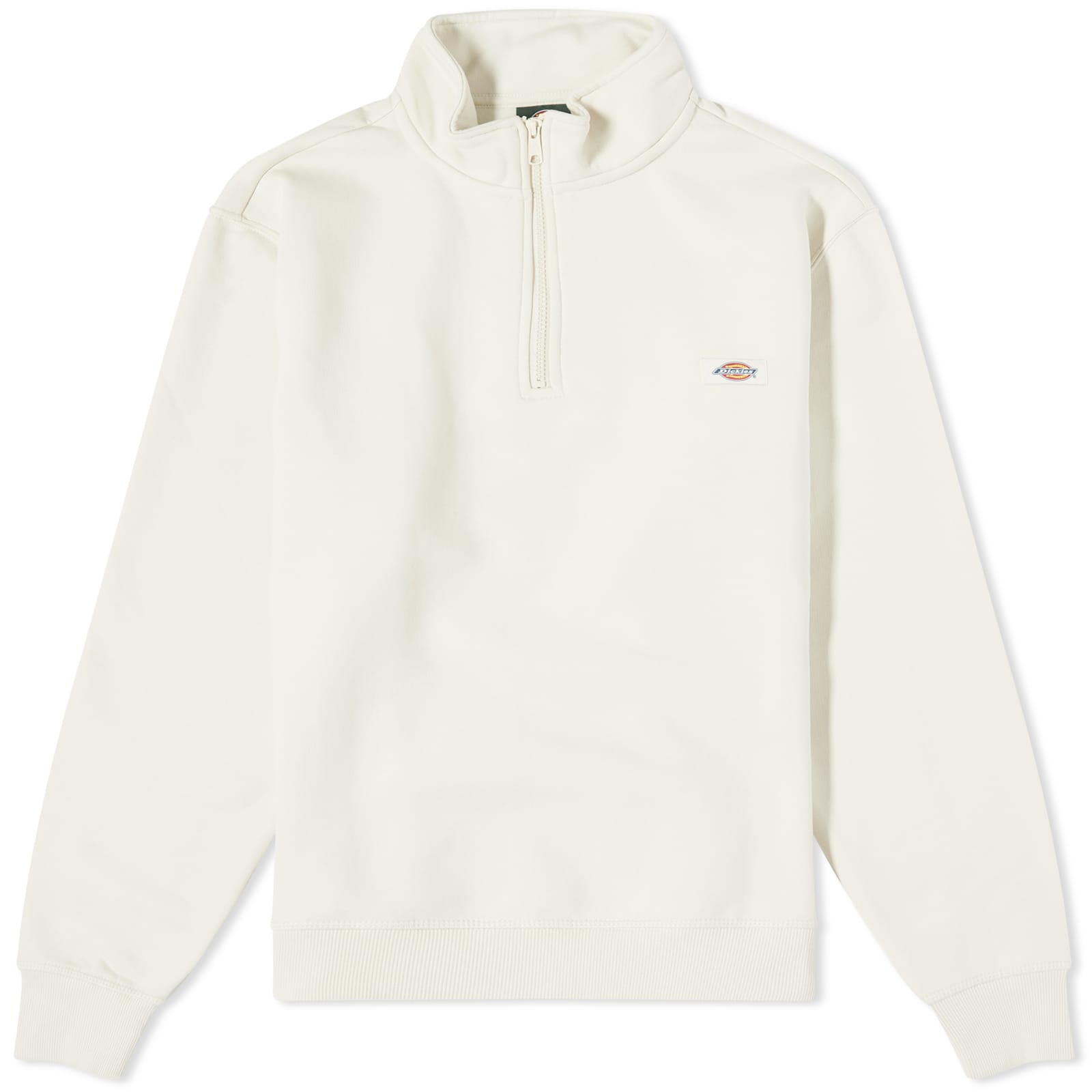 Dickies Oakport Quarter Zip Sweat Whitecap Grey | END.