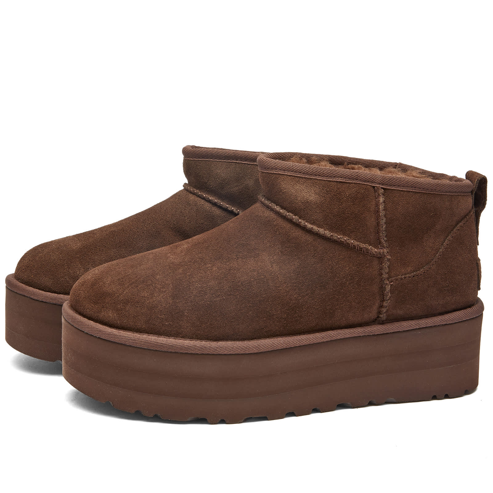 Ugg classic ultra mini platform boot burnt cedar end 