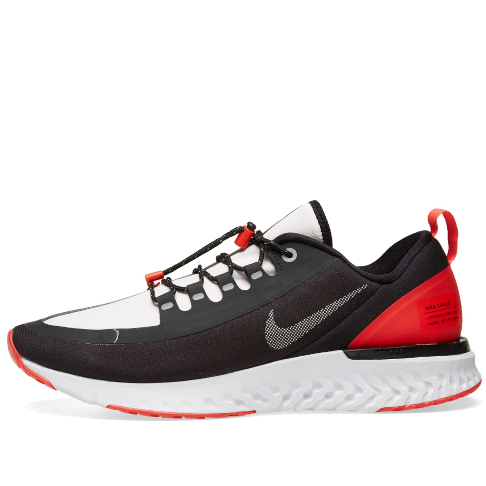 Nike Odyssey React Shield - Black, Silver & Red