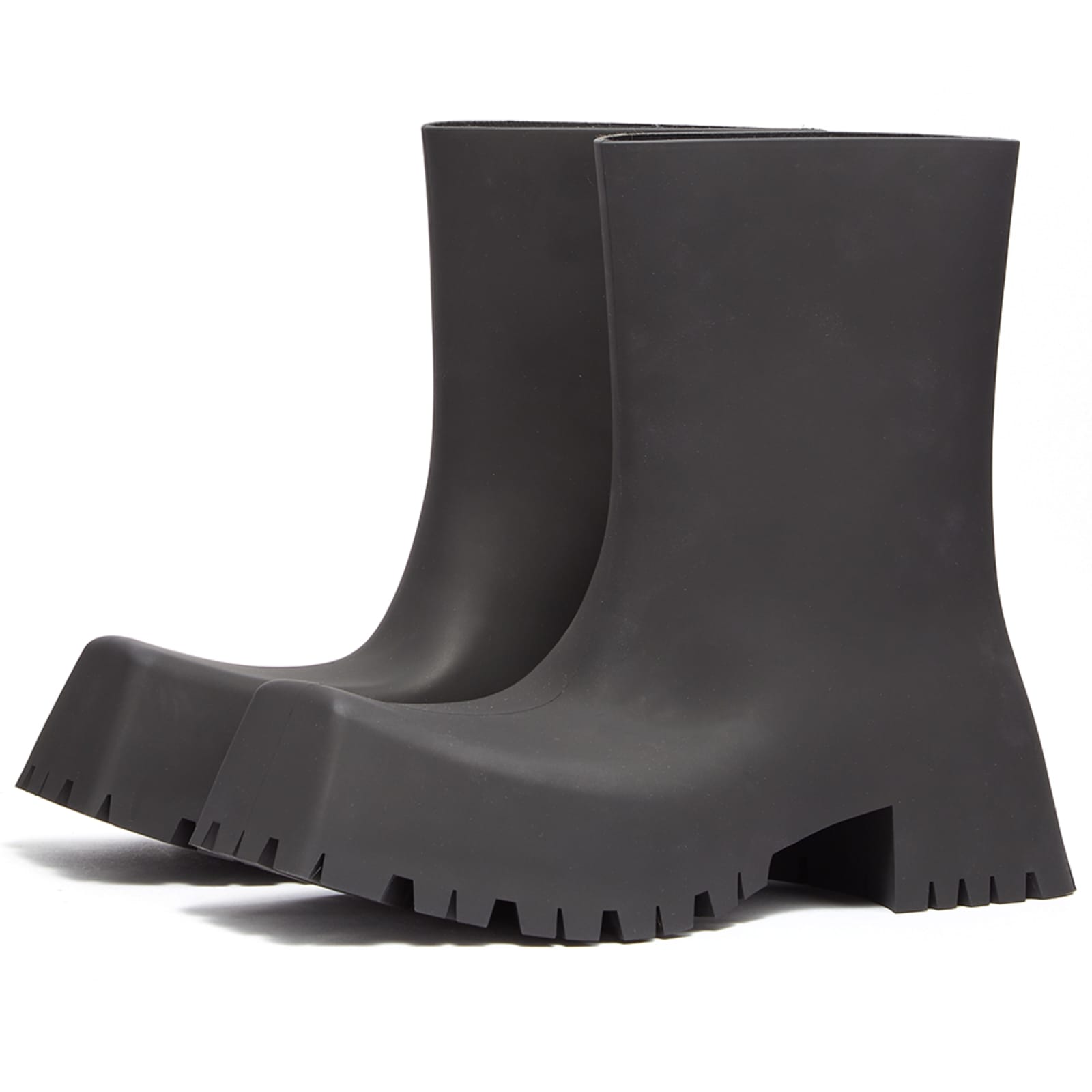 Balenciaga Trooper Rubber Boot - Black