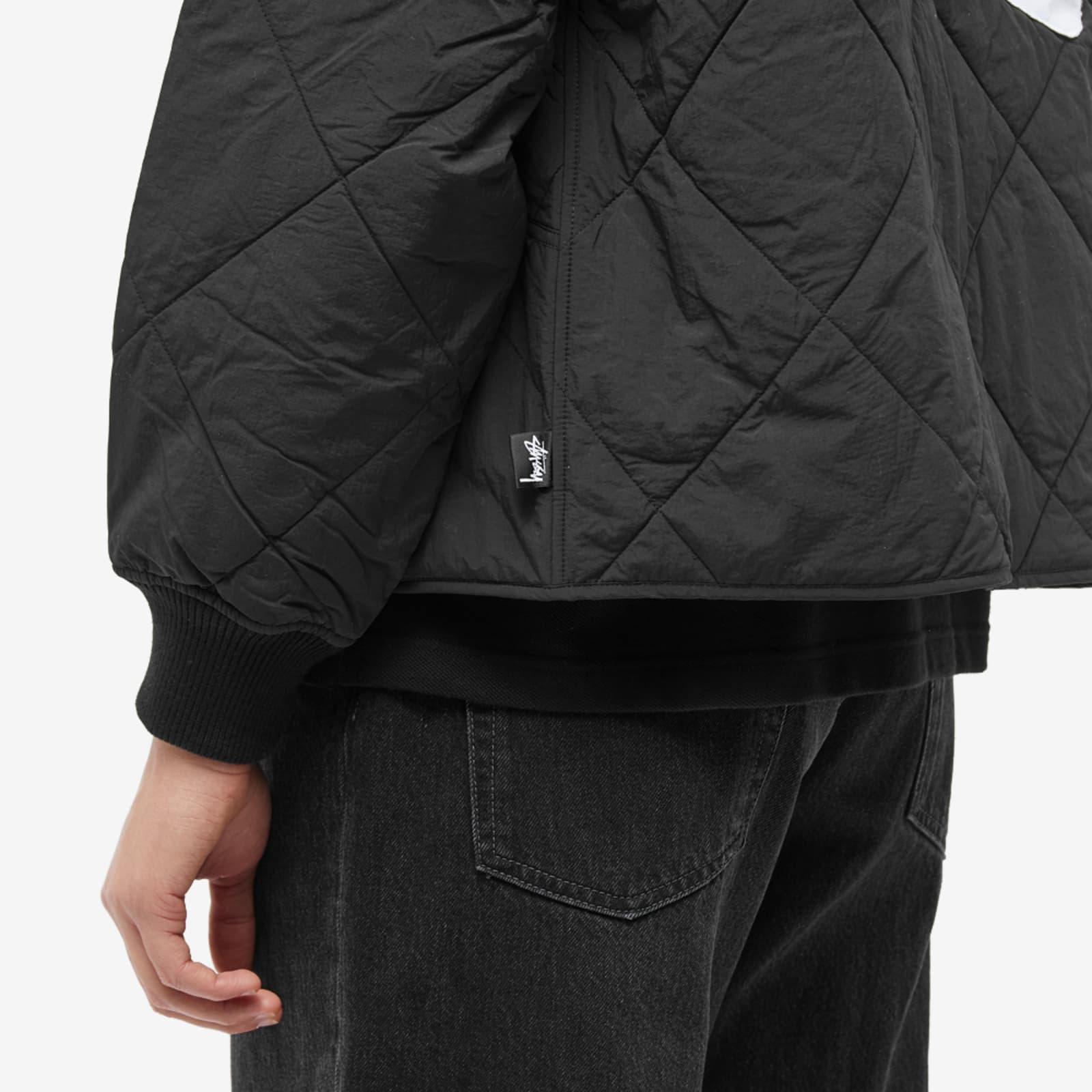 Stussy Dice Quilted Liner Jacket Black END. (KR)