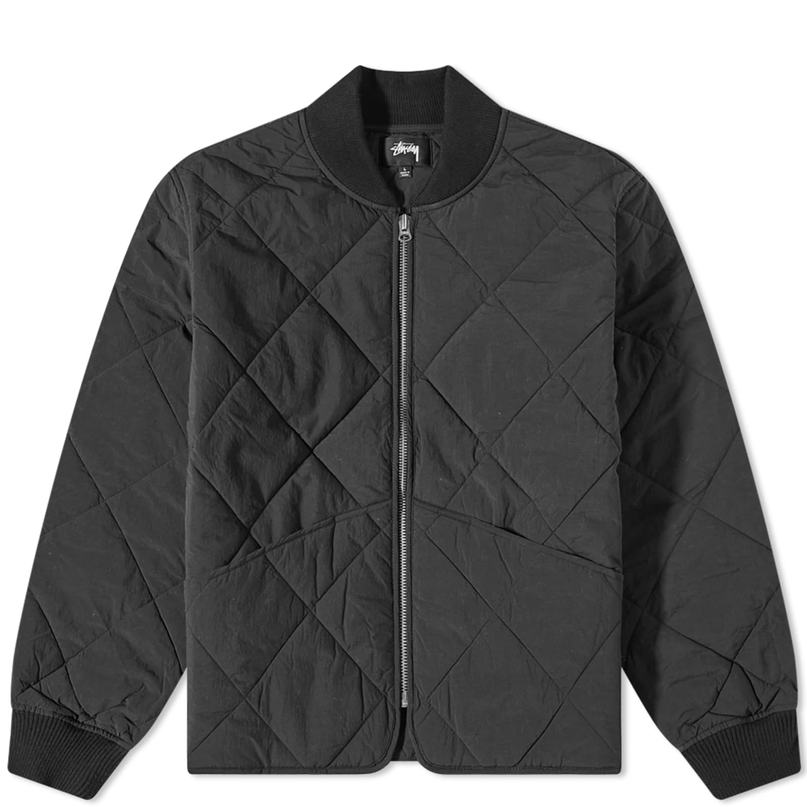 Stussy Dice Quilted Liner Jacket Black END. (KR)