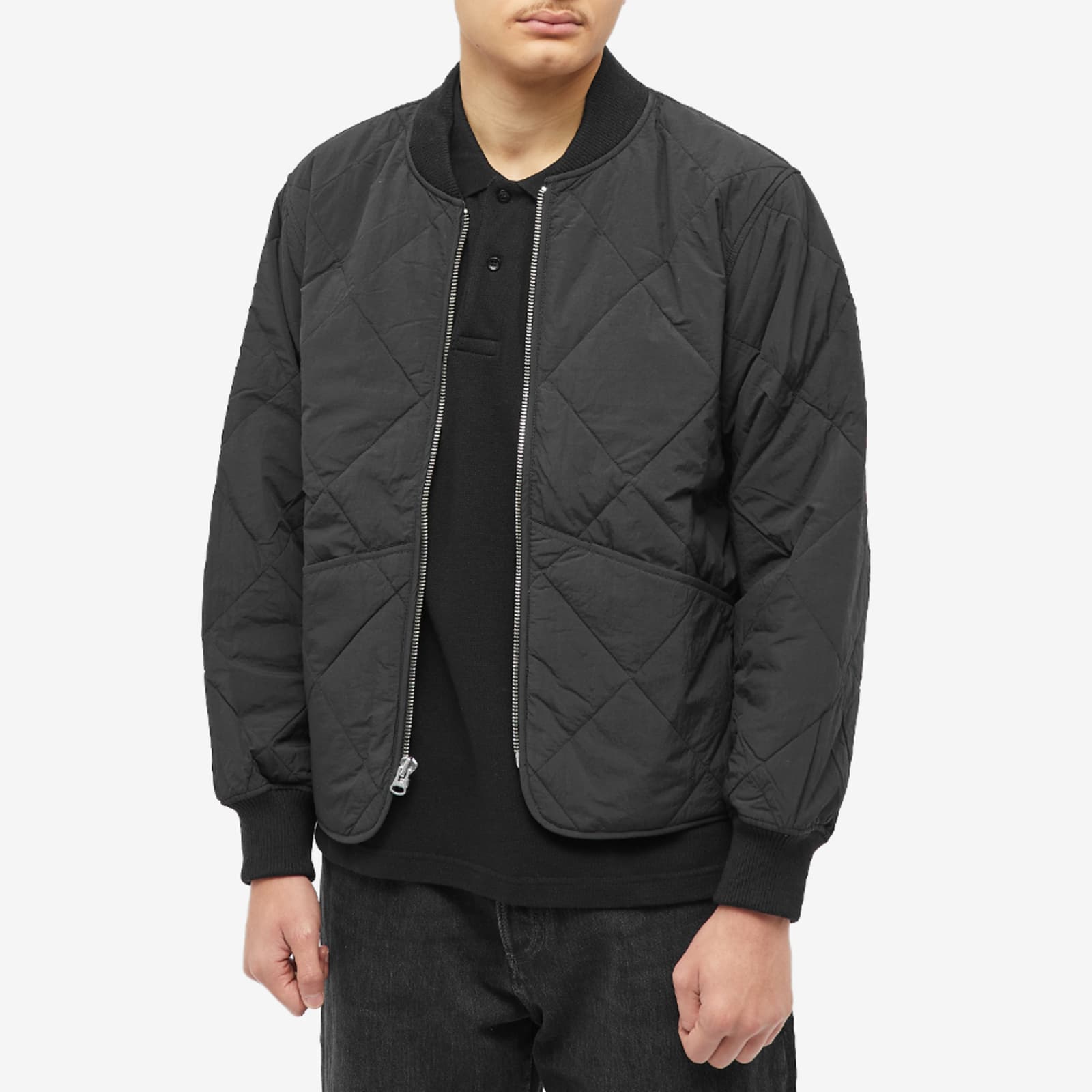 Stussy Dice Quilted Liner Jacket Black END.
