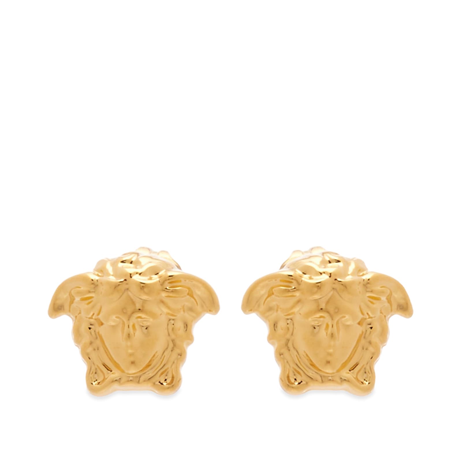 Versace Medusa Head Earrings - Gold