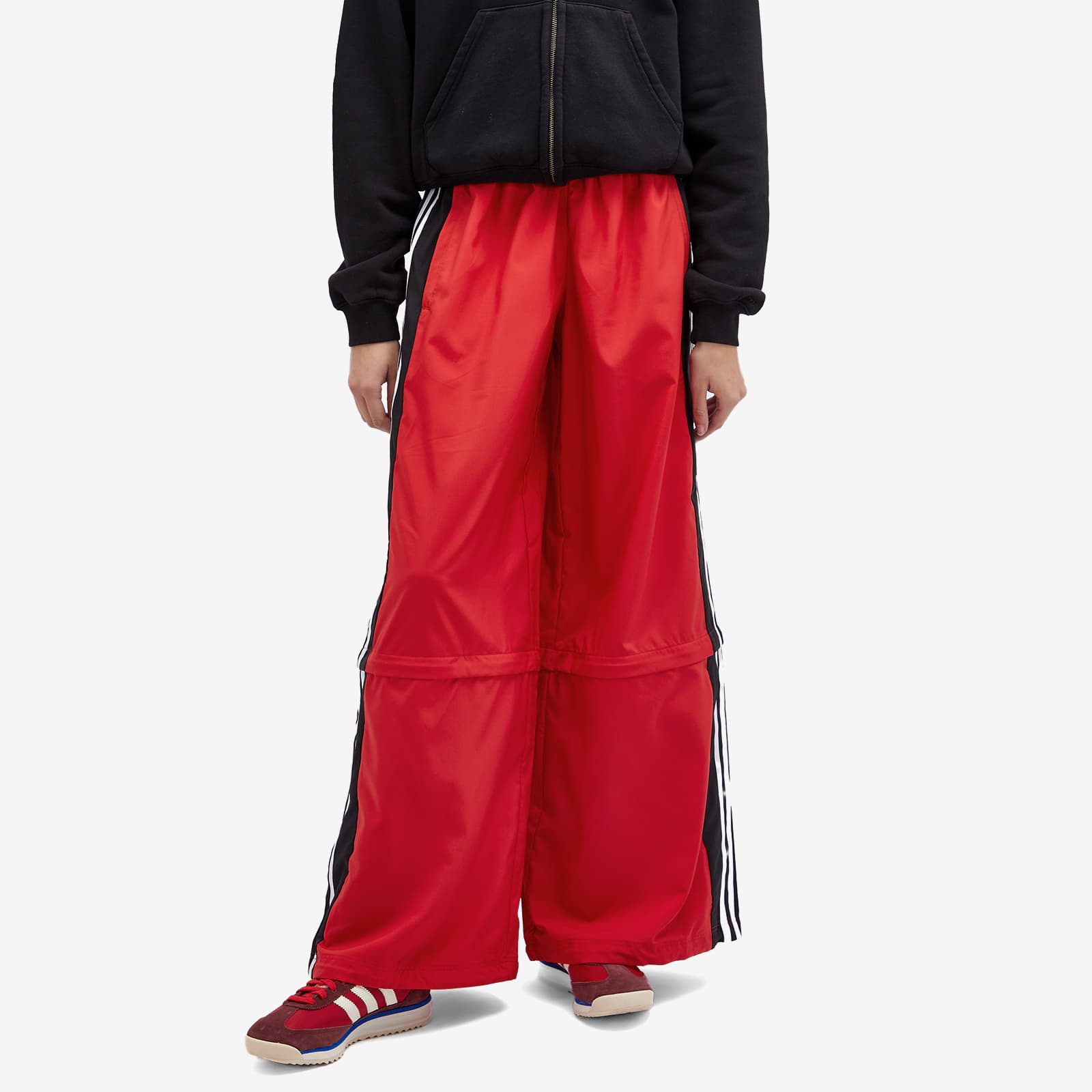 Adidas Rasant Oversized Zip Off Track Pants Collegiate Red | END. (GB)
