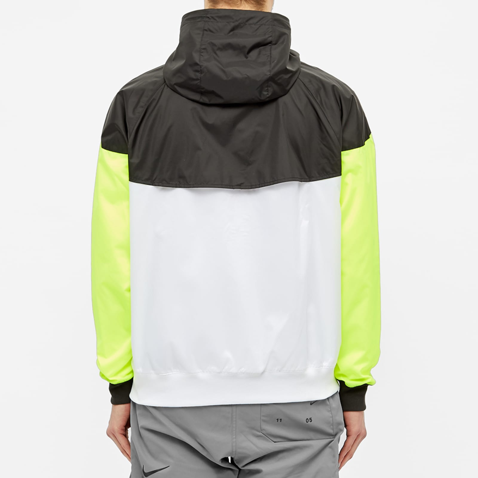 Nike Windrunner Jacket - White, Black & Volt