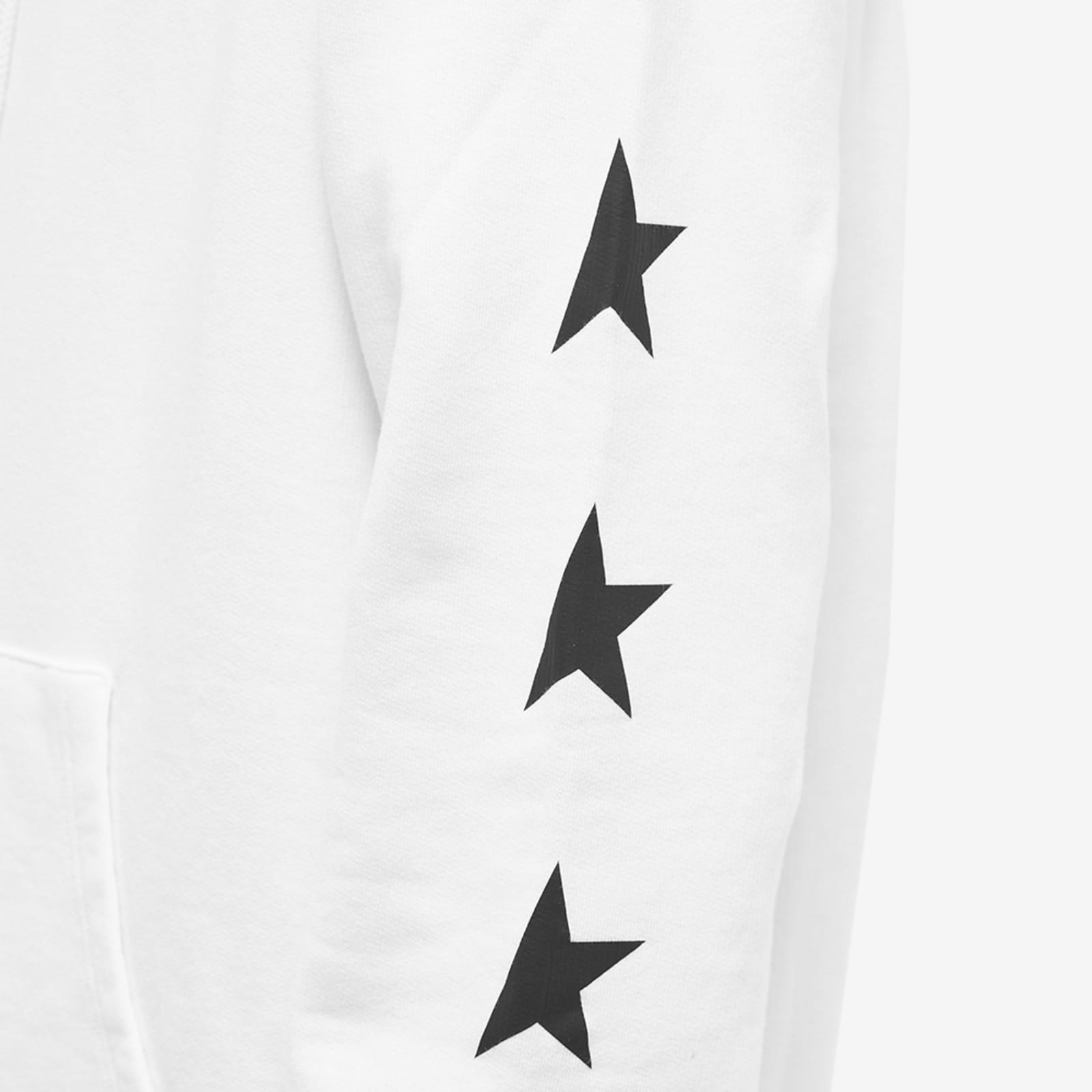 Golden Goose Star Alighiero Hoodie - Vintage White & Black