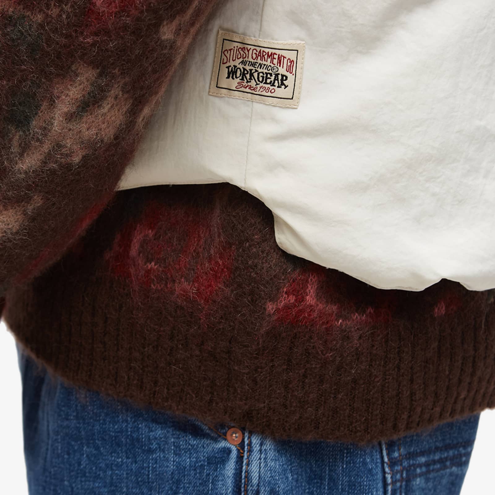 Stussy Reversible Quilted Vest Cream END. (DK)