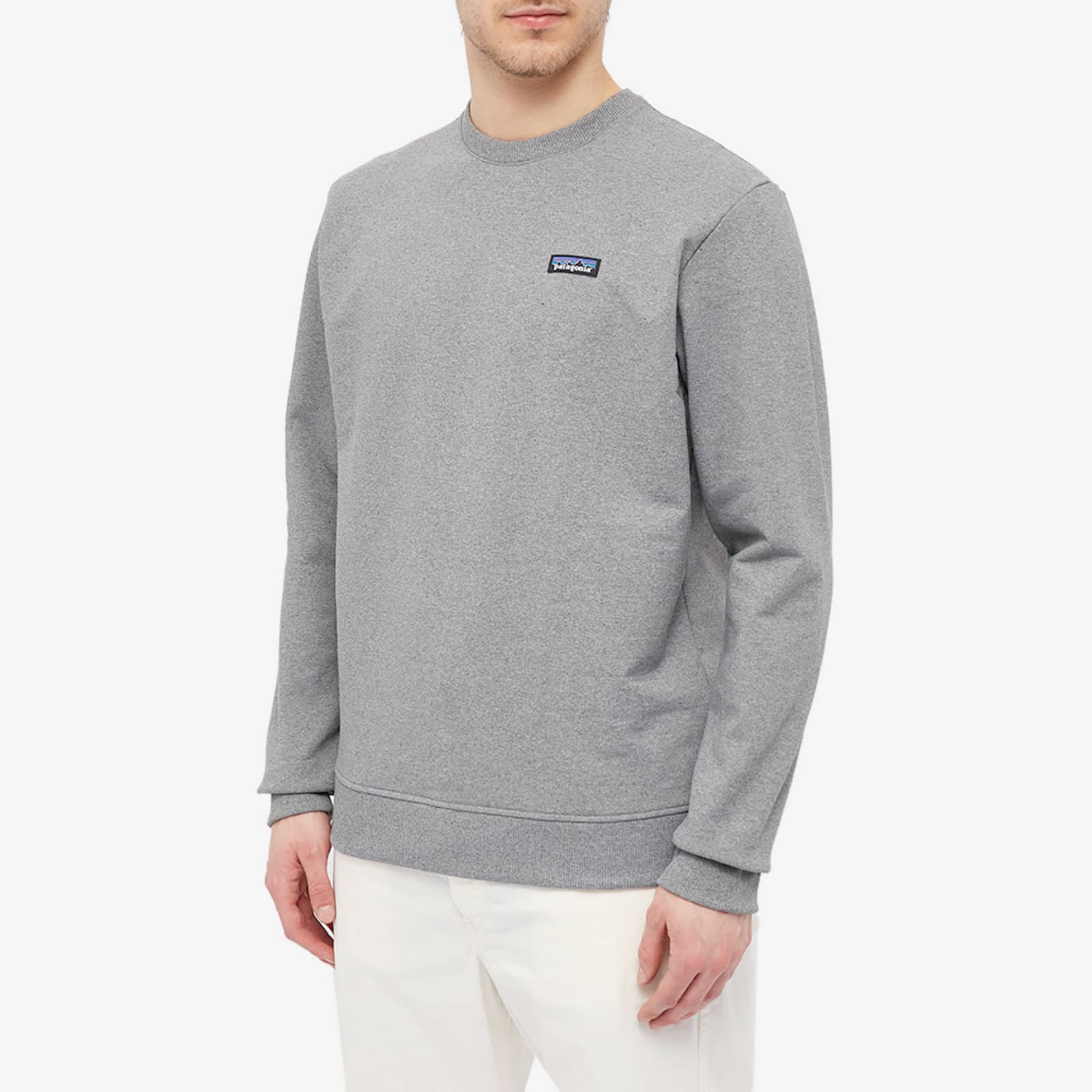 Patagonia P-6 Label Uprisal Crew Sweat - Gravel Heather