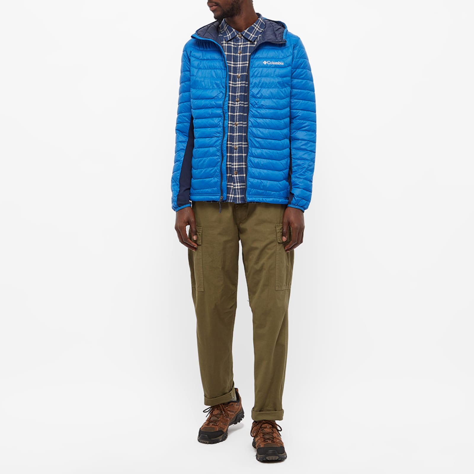 Columbia Powder Pass™ Hooded Jacket Bright Indigo END.