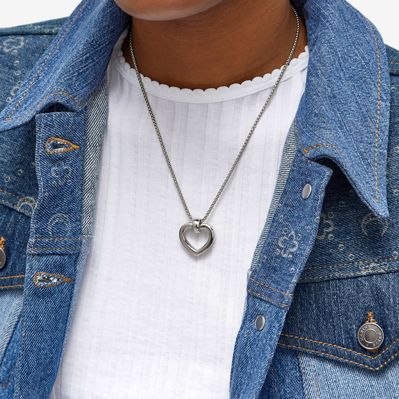 Laura Lombardi Tesoro Pendant Necklace Silver END. (GB)