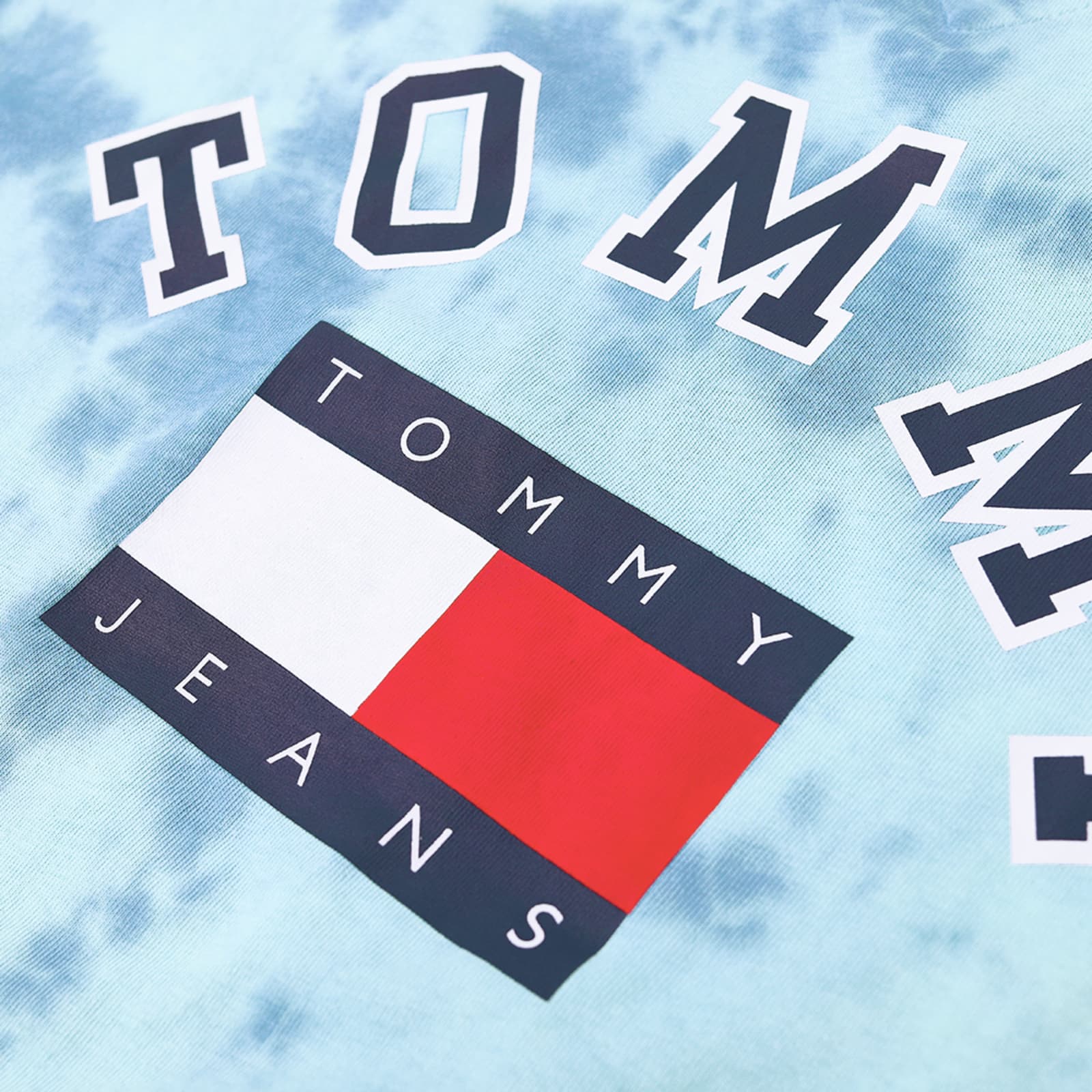tommy jeans tie dye t shirt