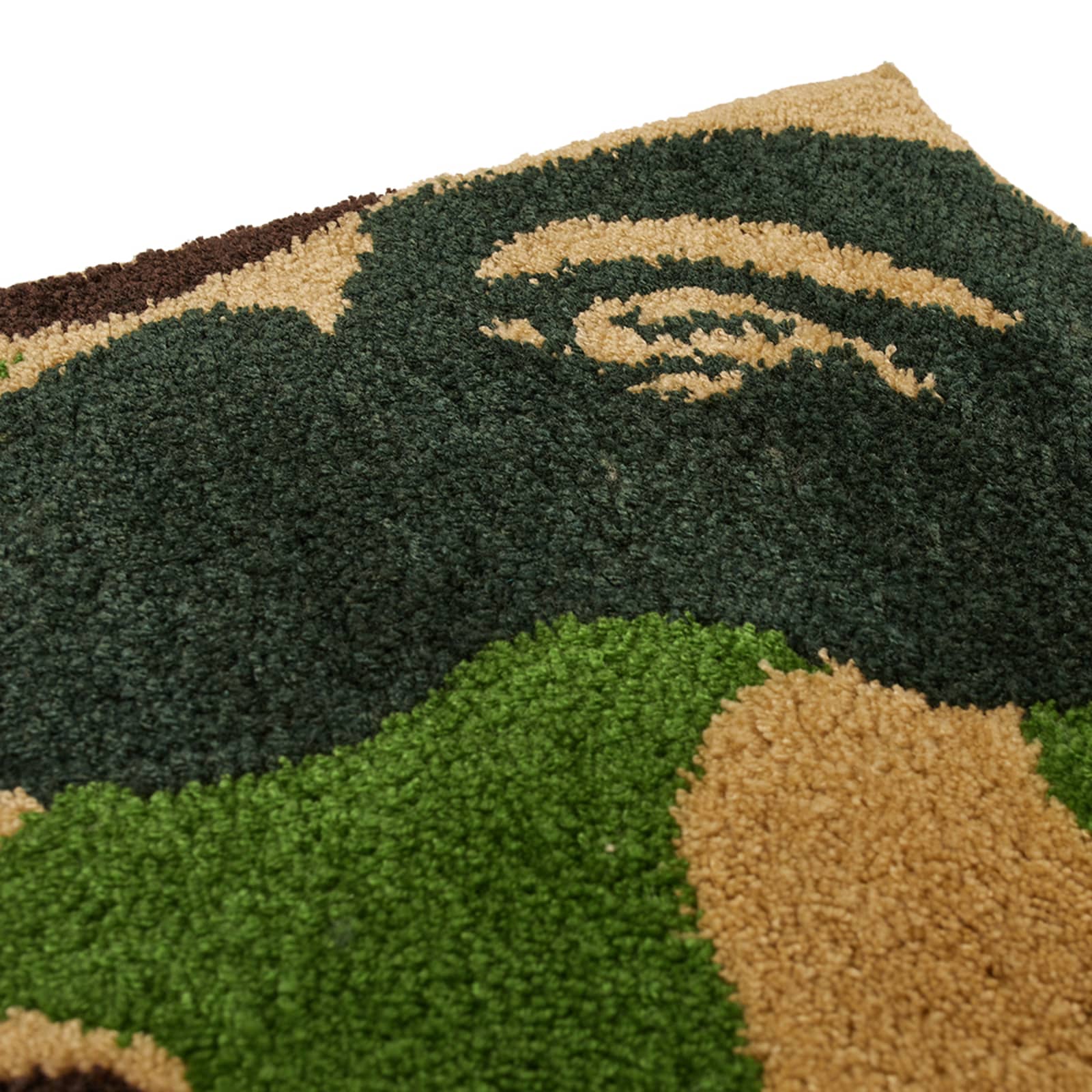 A Bathing Ape ABC Camo Rug Mat Green END.