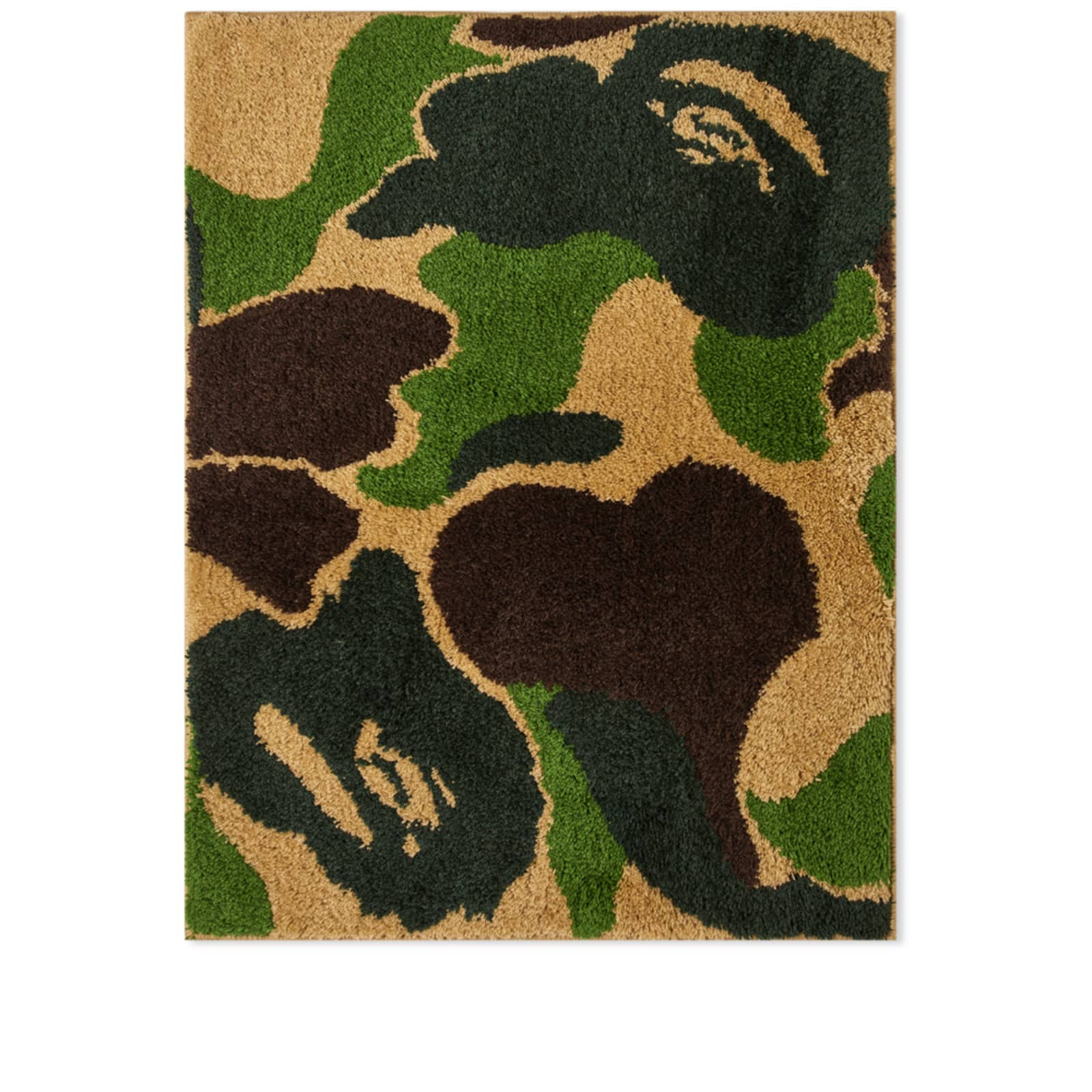 A Bathing Ape ABC Camo Rug Mat Green END.