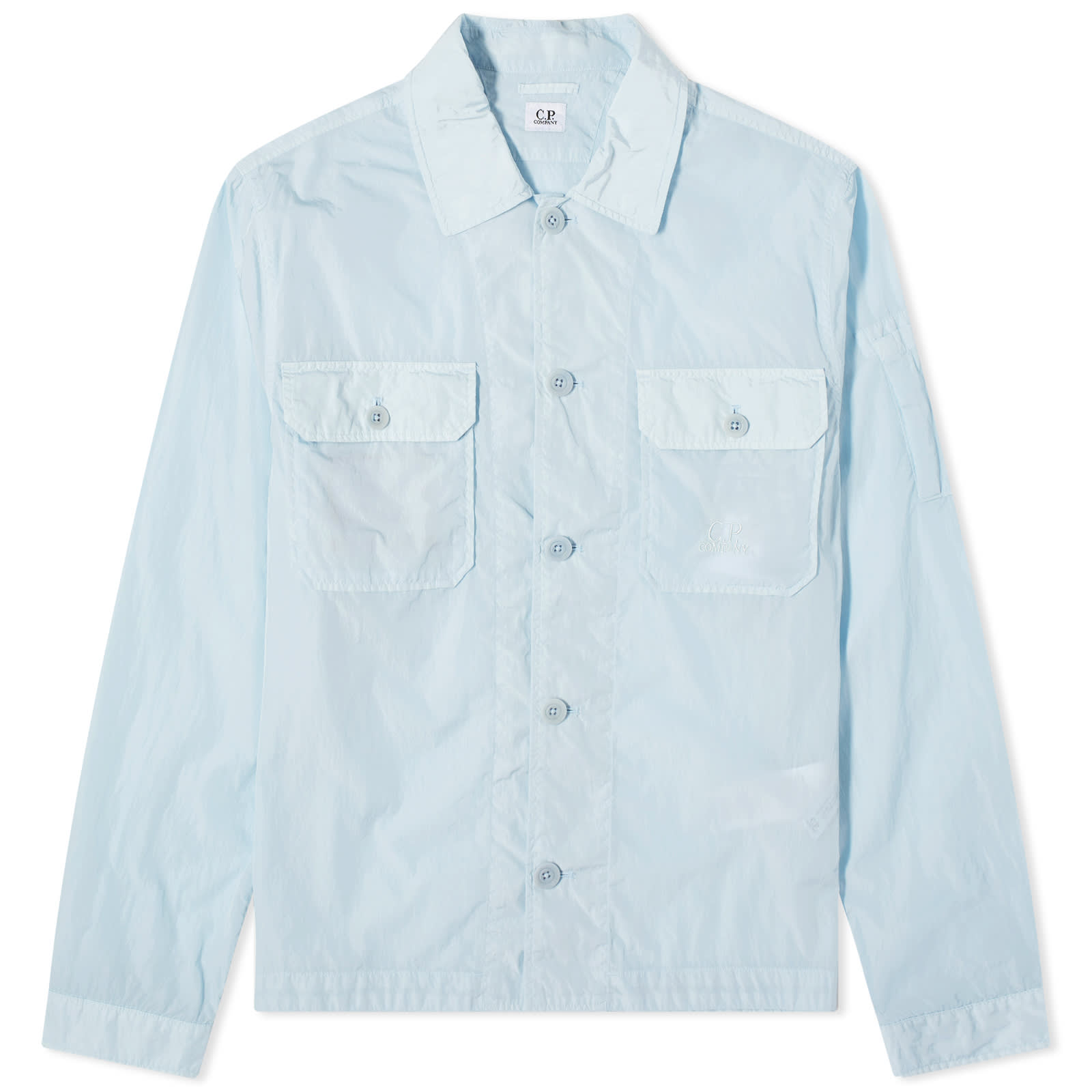 C.P. Company Chrome-R Pocket Overshirt - Starlight Blue