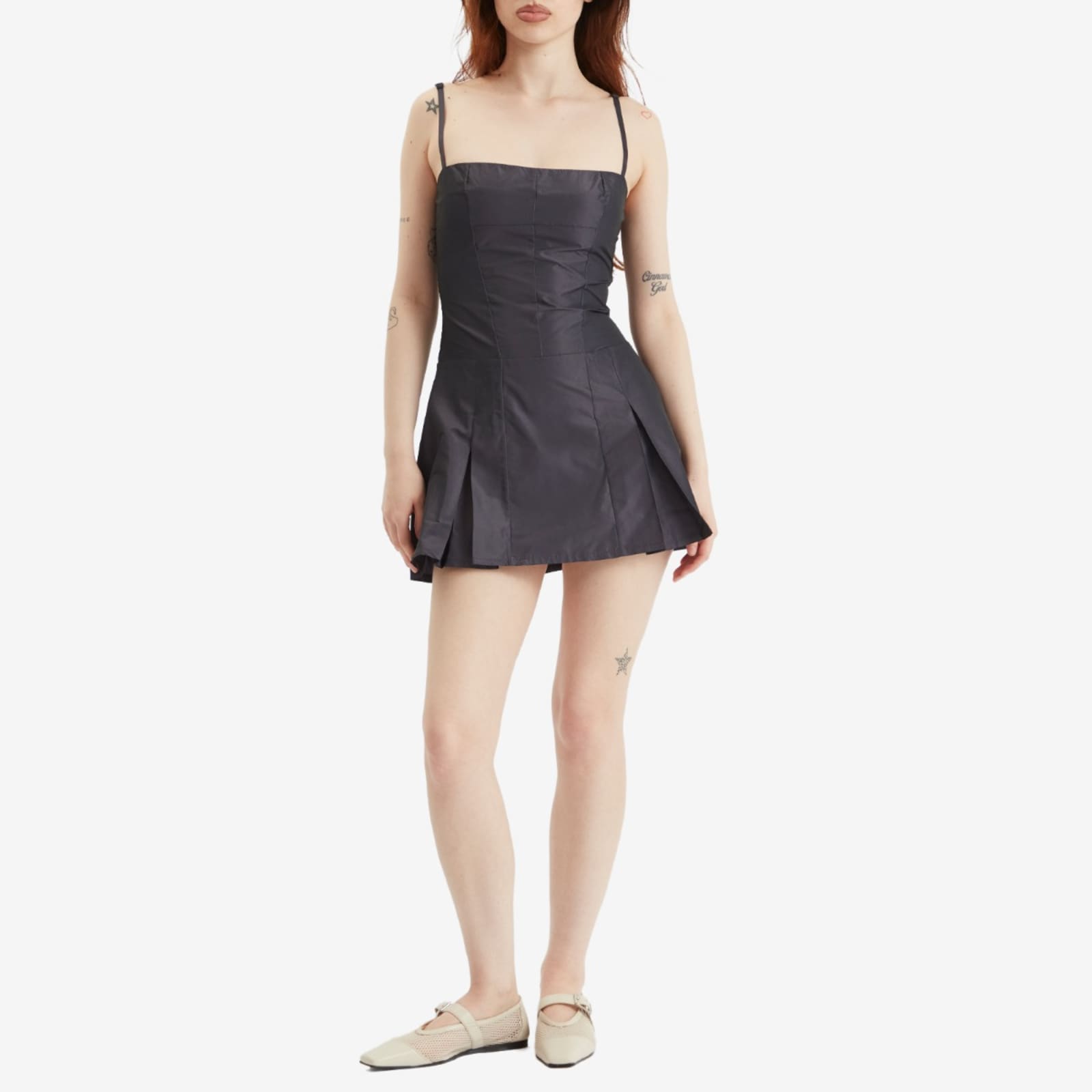 Peachy Den Michele Mini Dress - Aubergine