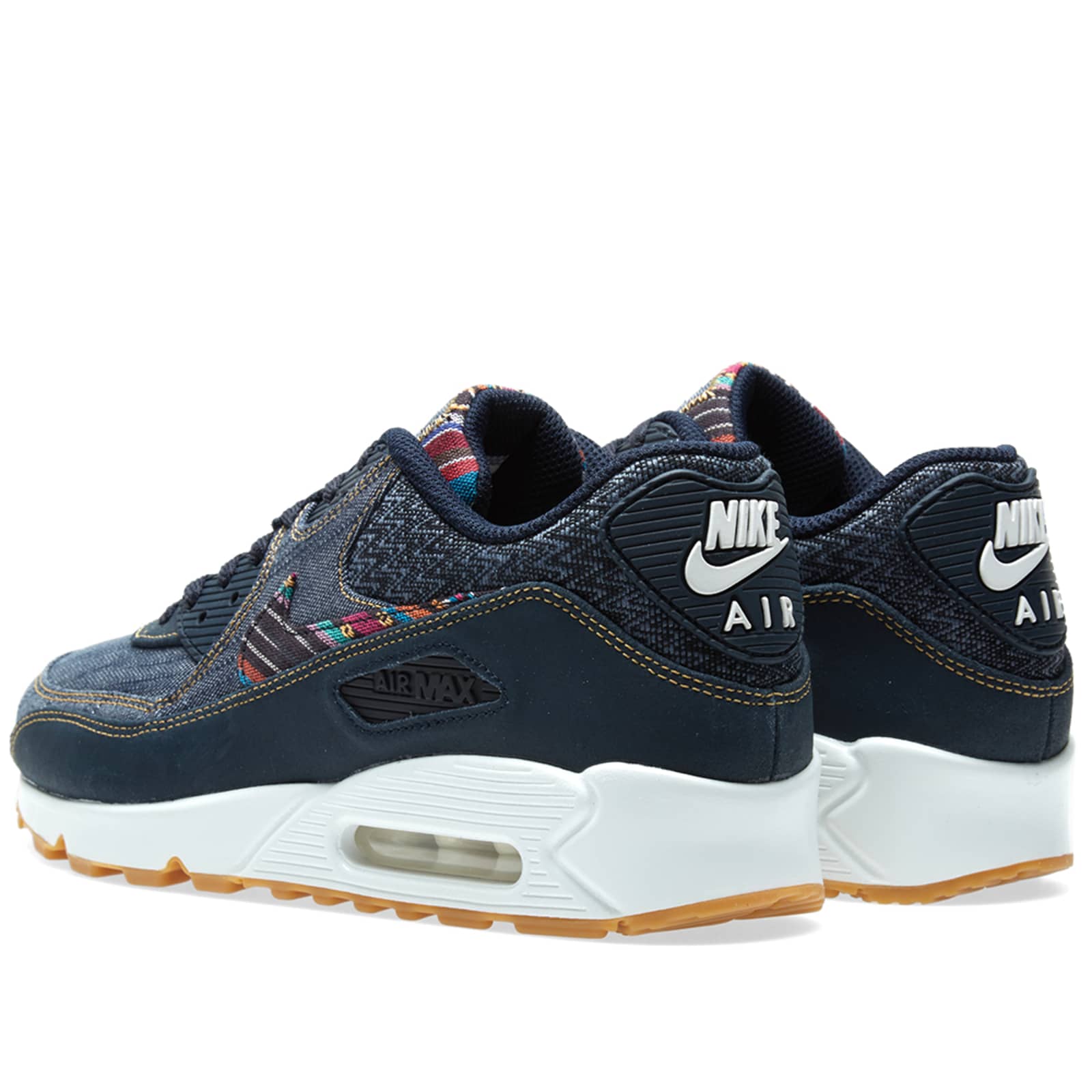 nike air max 90 blue black white