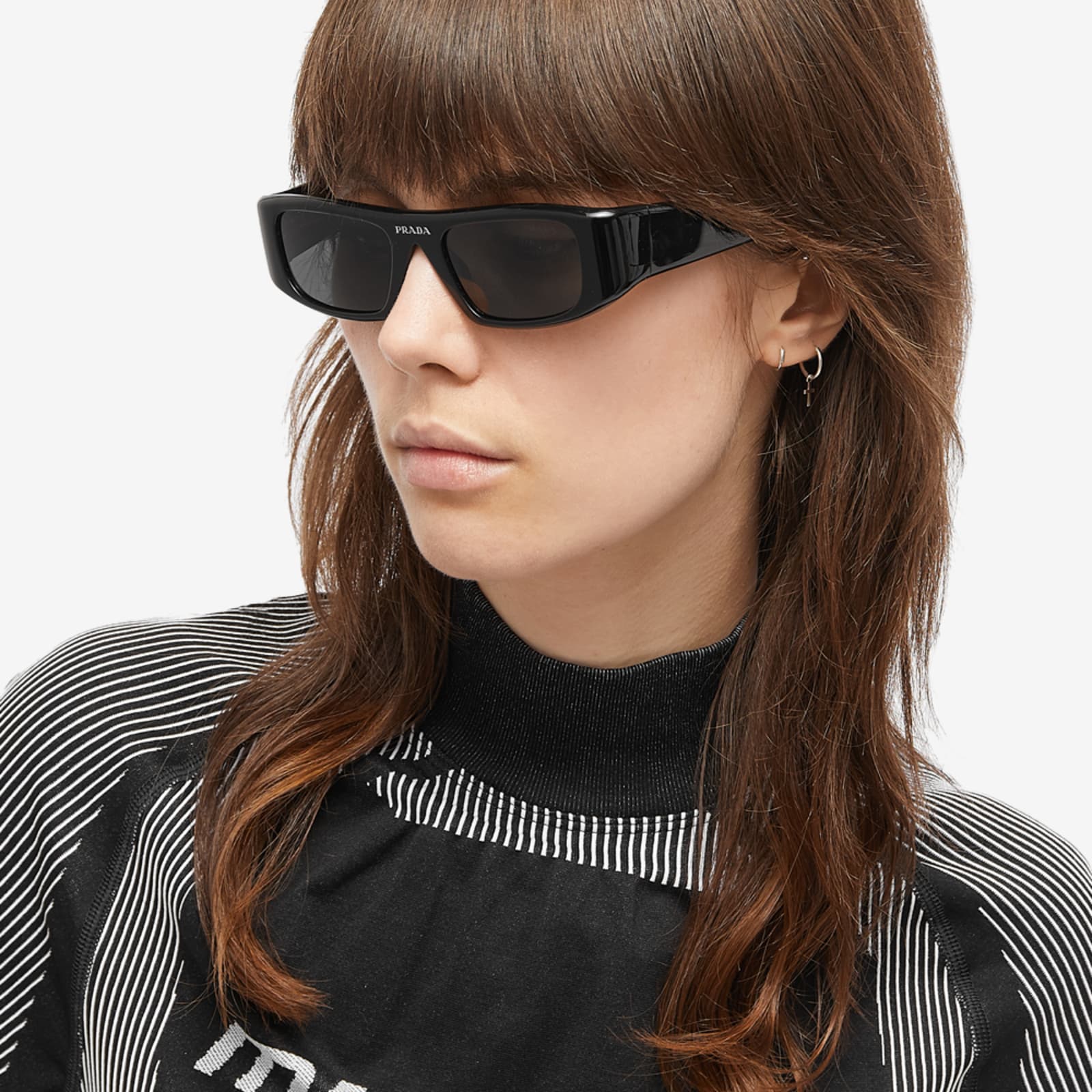 Prada PR 20WS Acetate Sunglasses Black END. (TW)