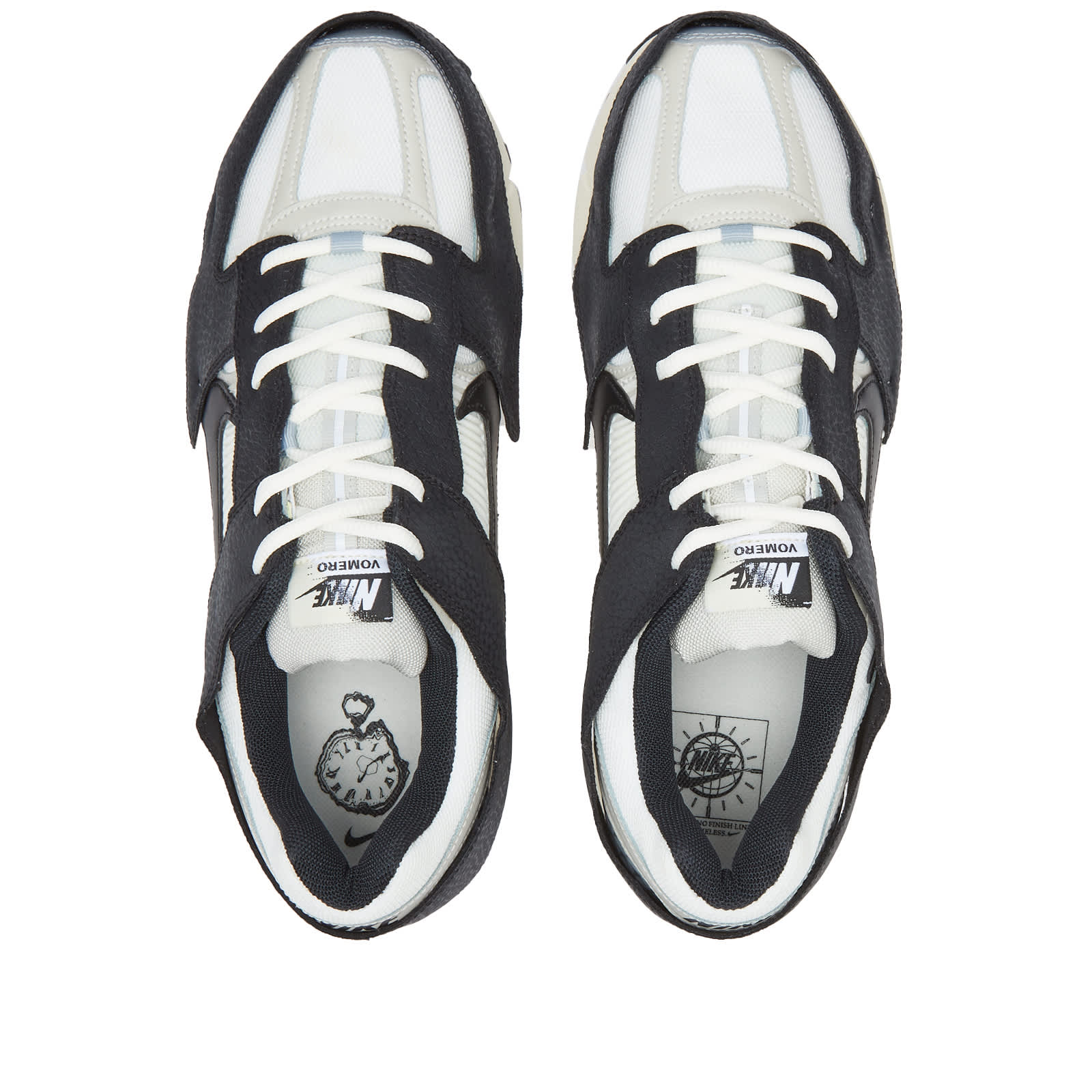 Nike W Zoom Vomero 5 Prm Sail, Black & Wolf Grey | END. (US)