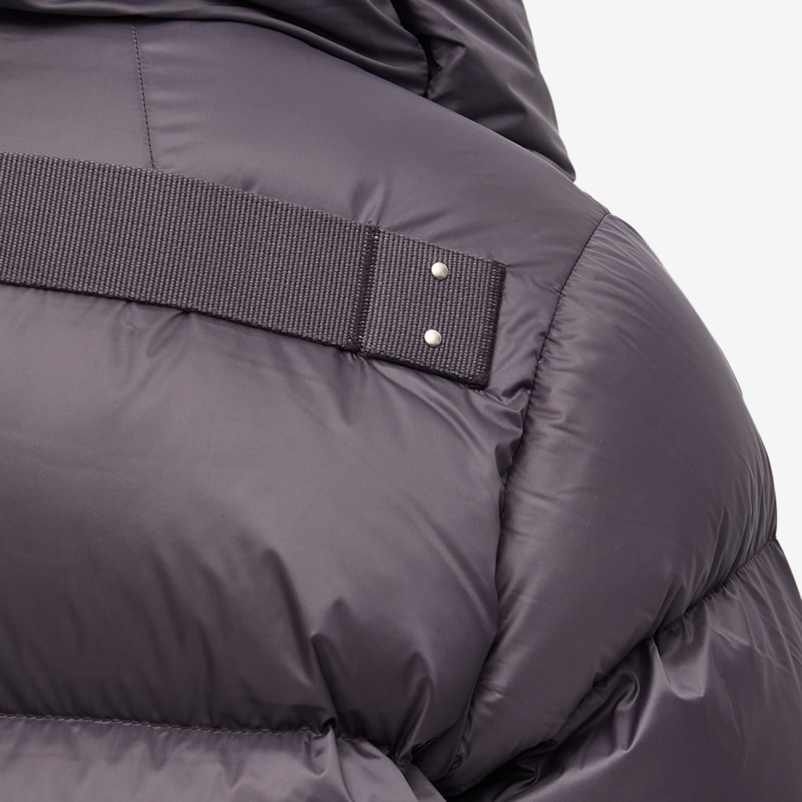 Rick Owens Funnel Neck Puffer Jacket Eggplant END. (US)