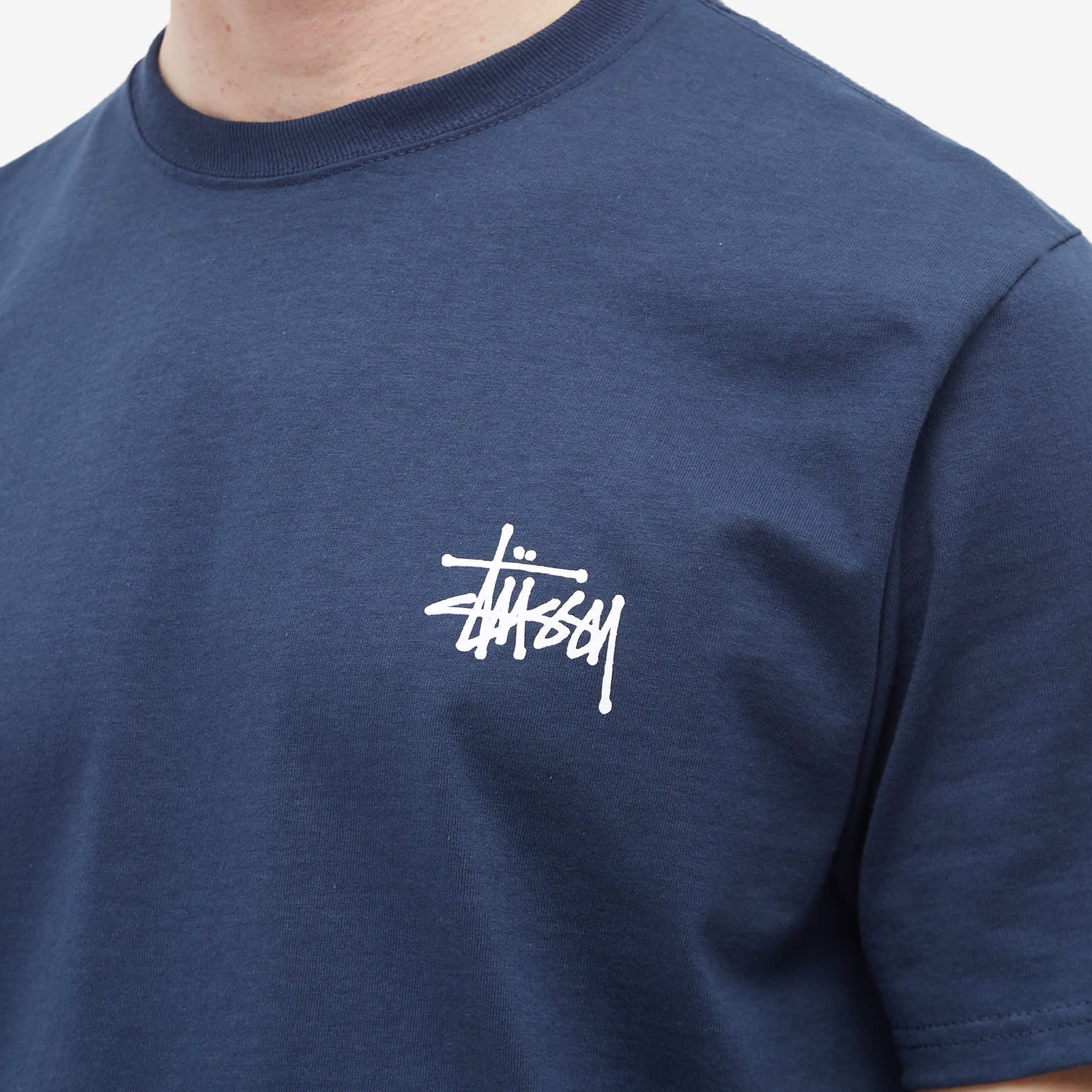 Stussy Basic Stussy T-Shirt Navy | END. (US)