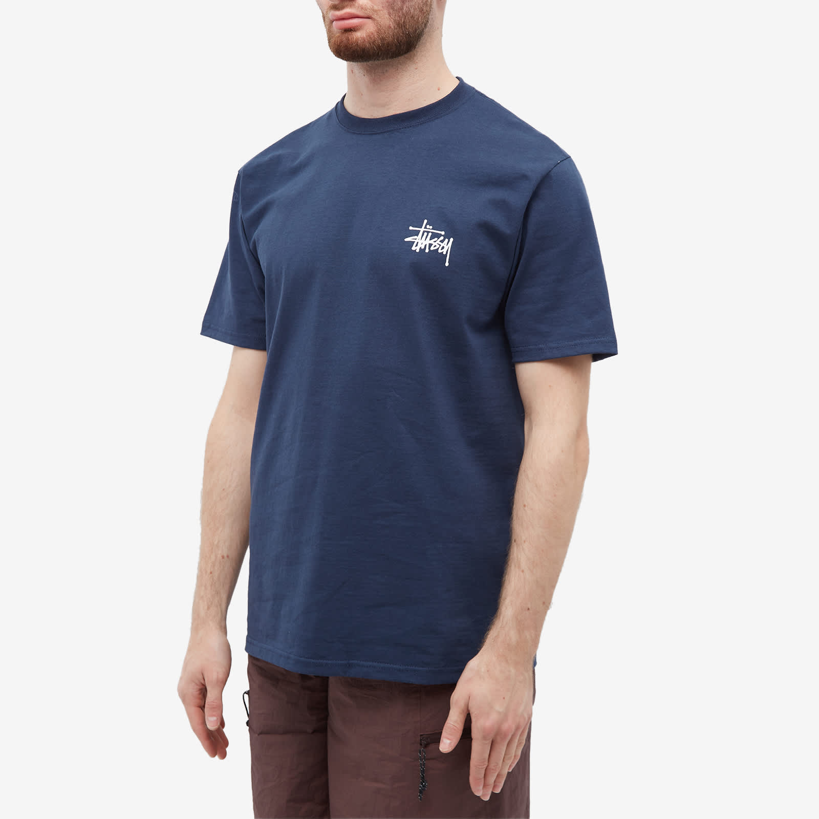 Stussy Basic Stussy T-Shirt Navy | END. (GB)